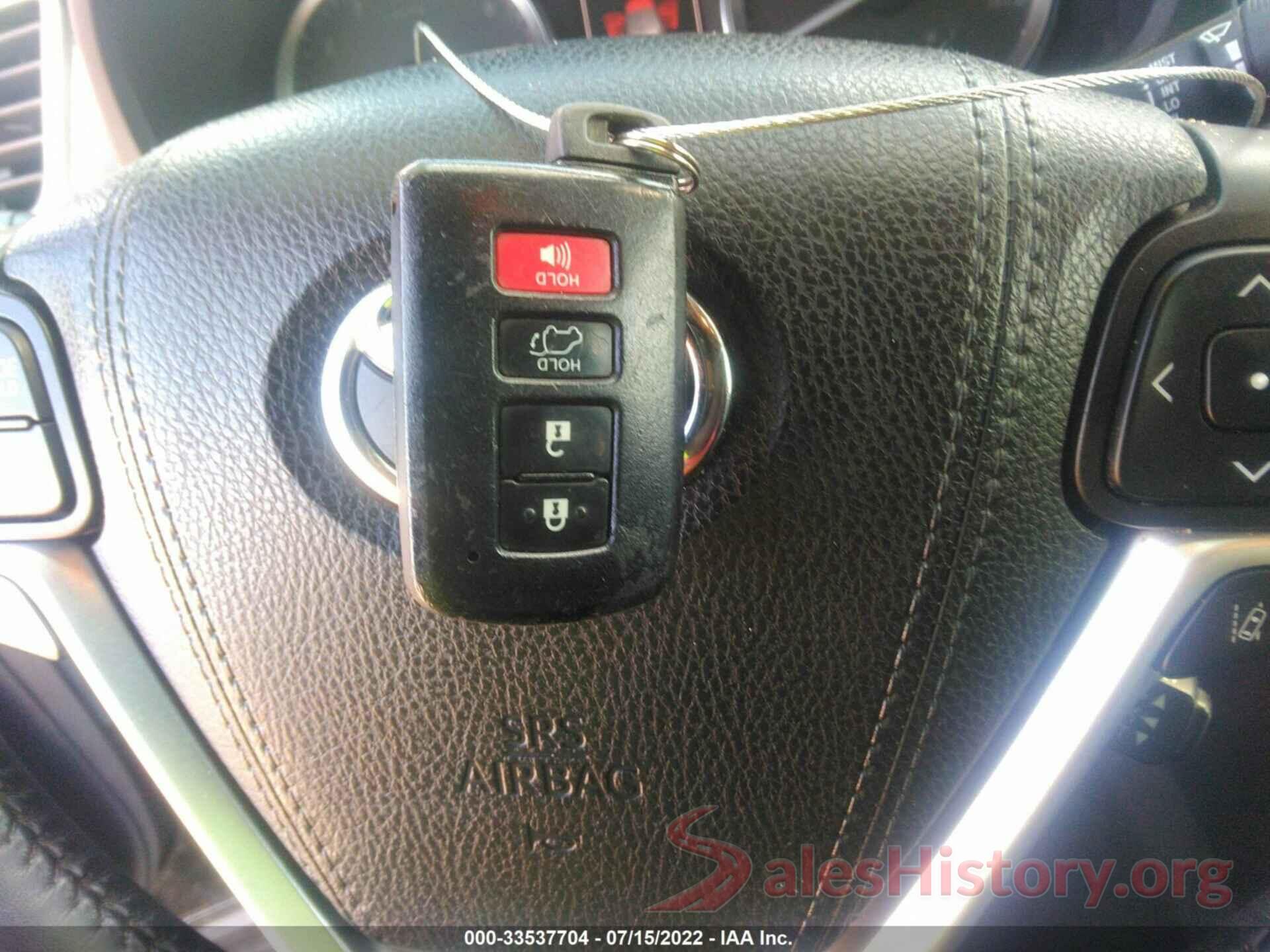 5TDJZRFH1KS584386 2019 TOYOTA HIGHLANDER