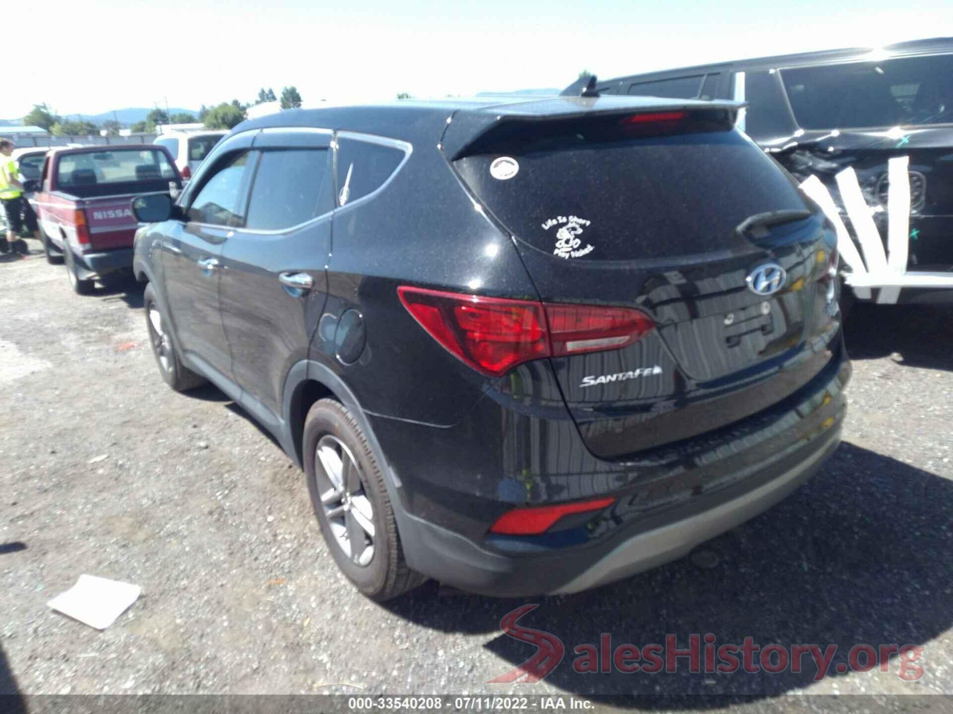 5NMZTDLB0HH009862 2017 HYUNDAI SANTA FE SPORT