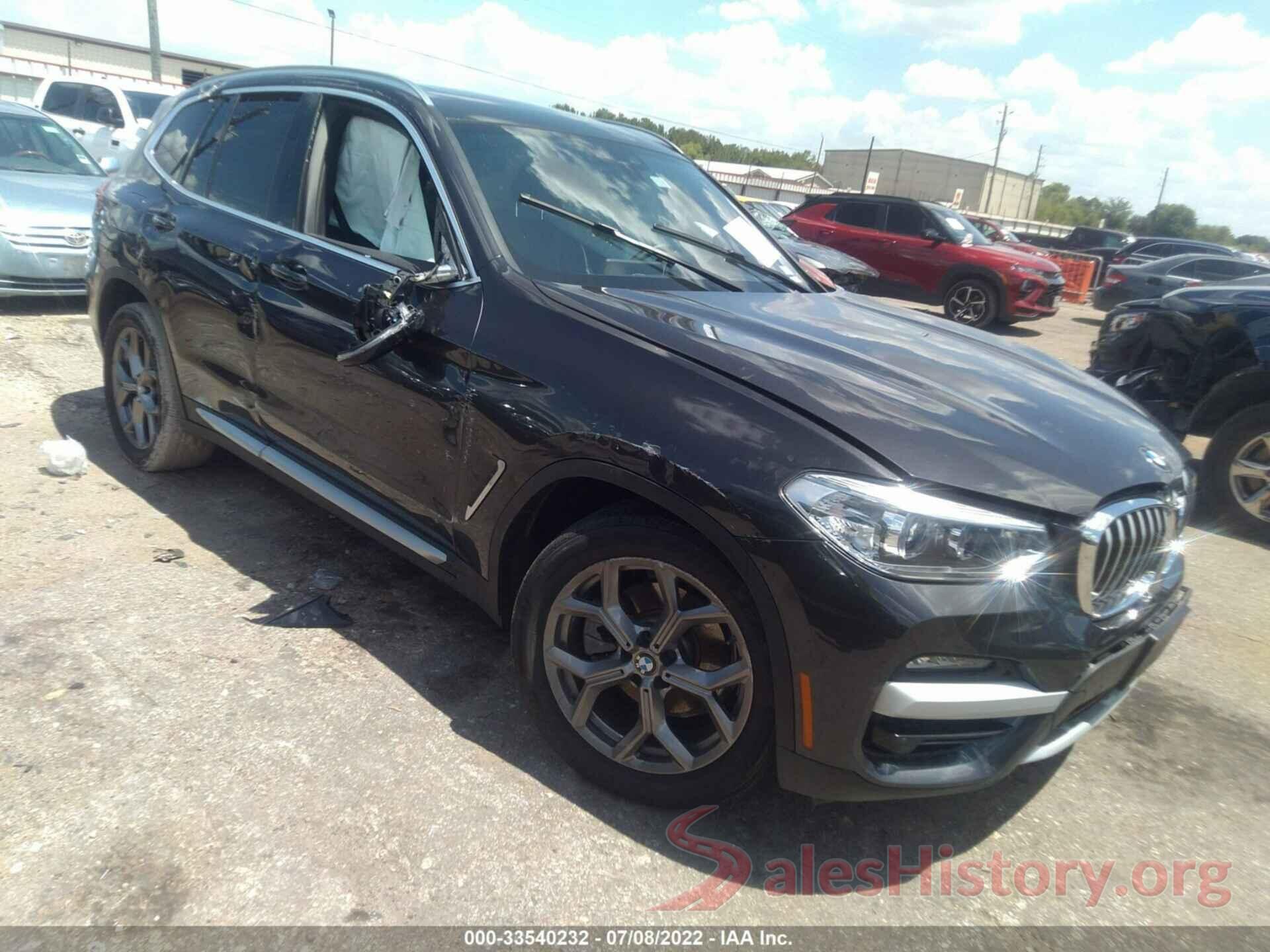 5UXTY3C07M9H48797 2021 BMW X3