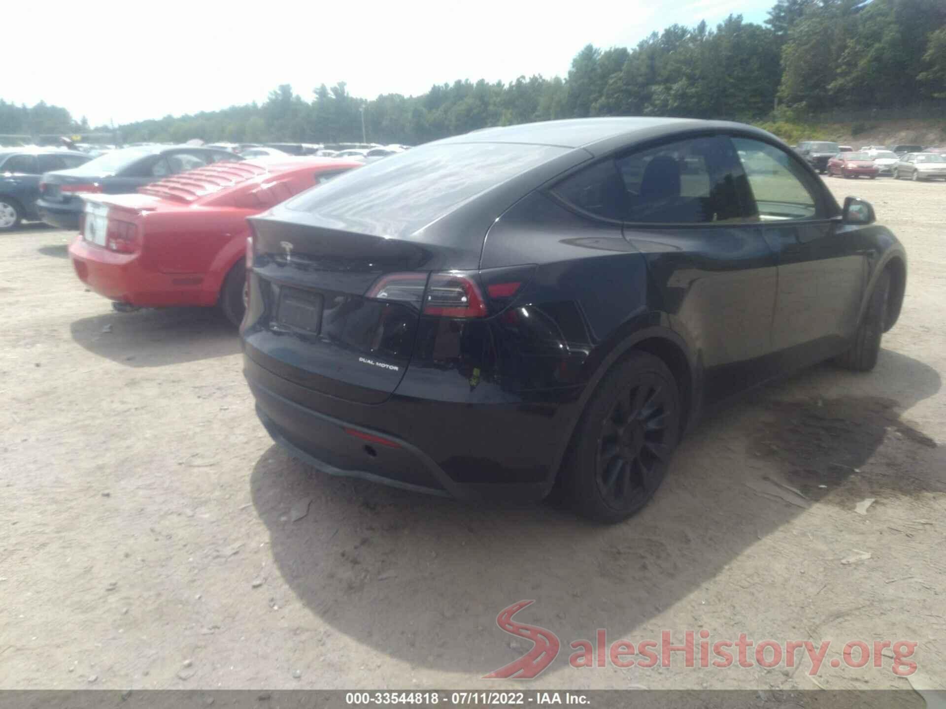 5YJYGDEE0LF040563 2020 TESLA MODEL Y