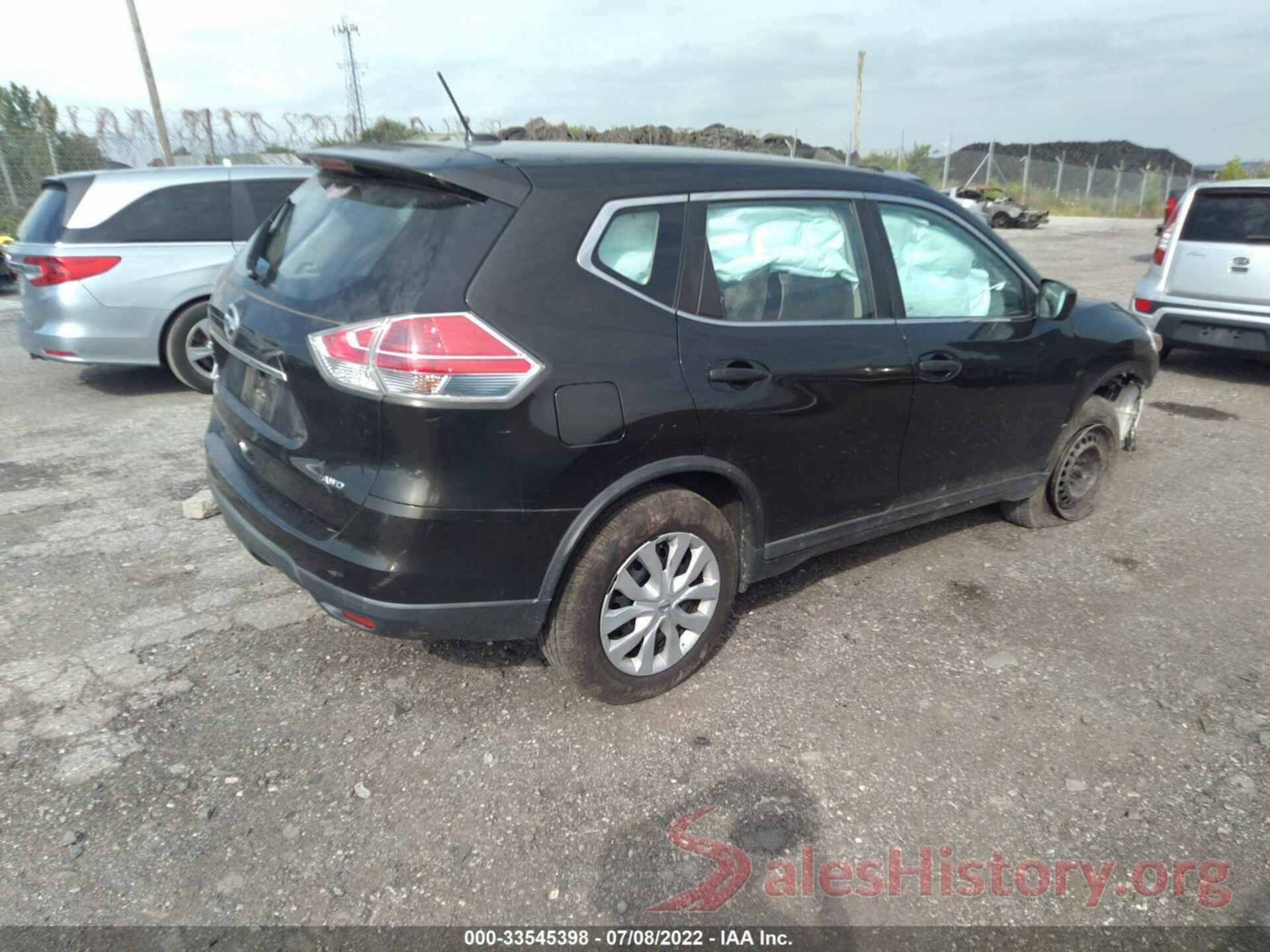 KNMAT2MV4GP687112 2016 NISSAN ROGUE