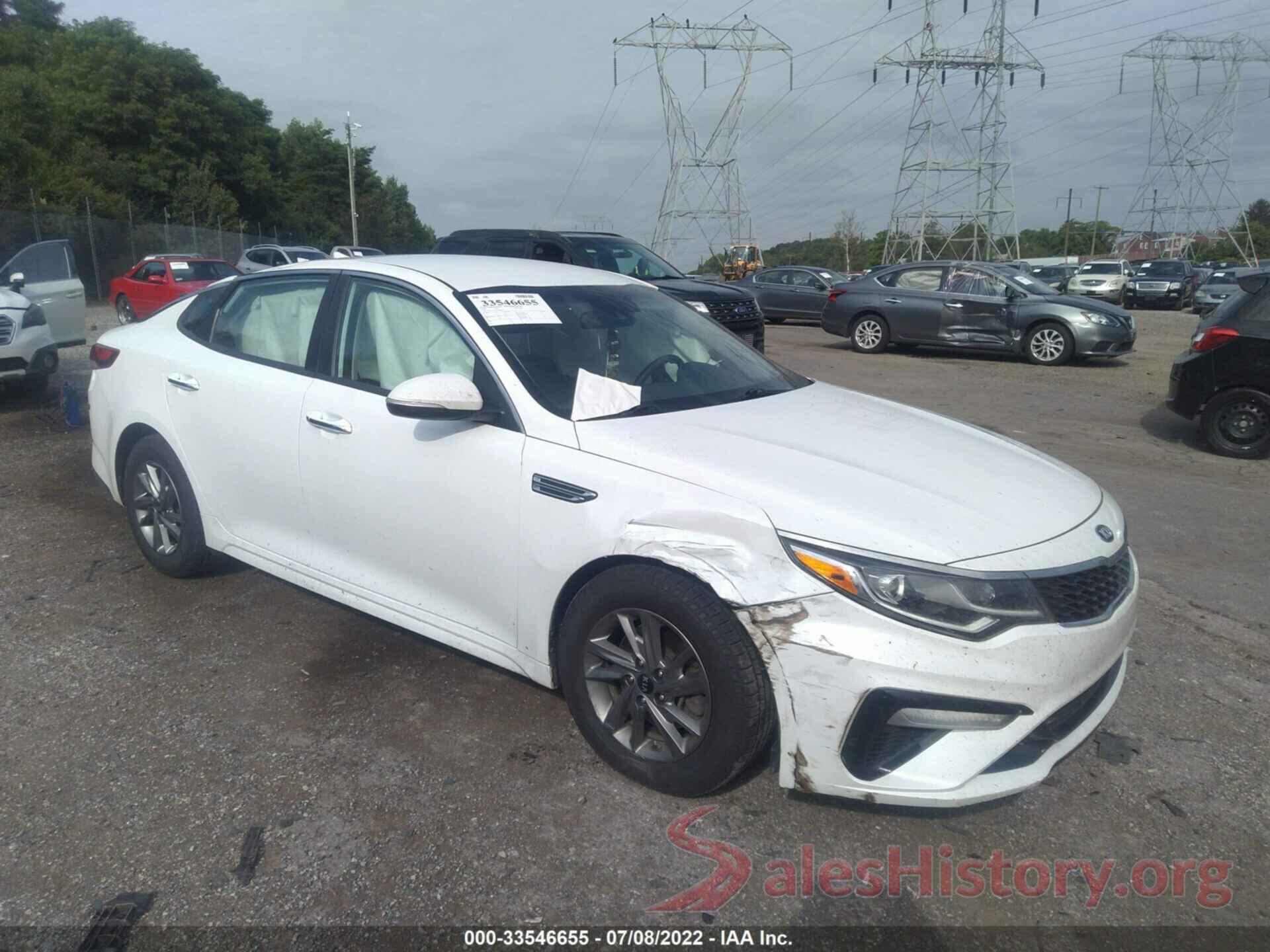 5XXGT4L33KG356835 2019 KIA OPTIMA