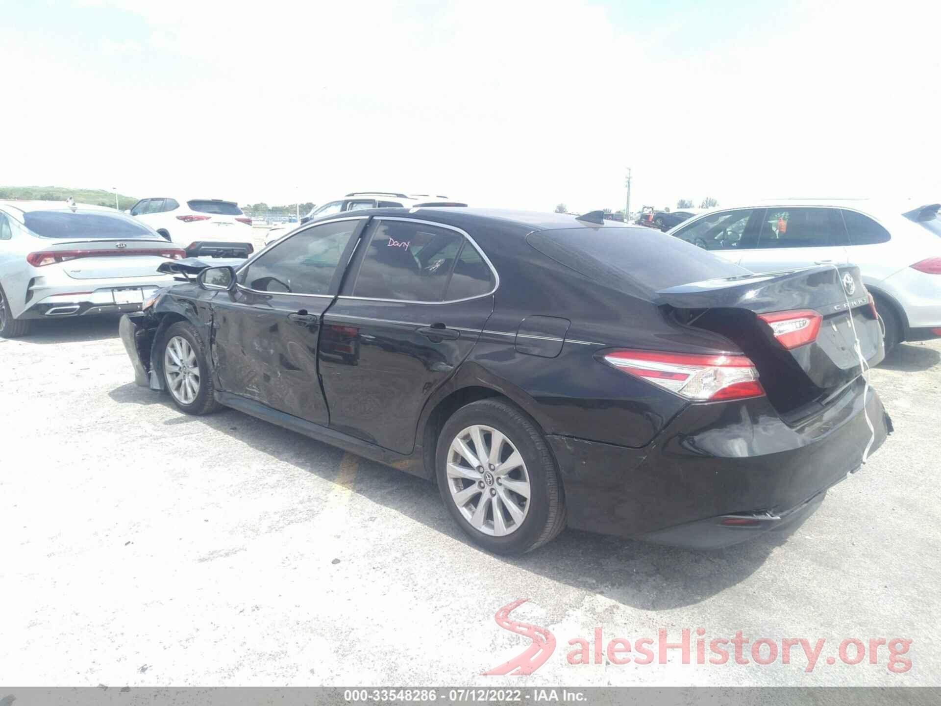 4T1B11HKXKU684869 2019 TOYOTA CAMRY