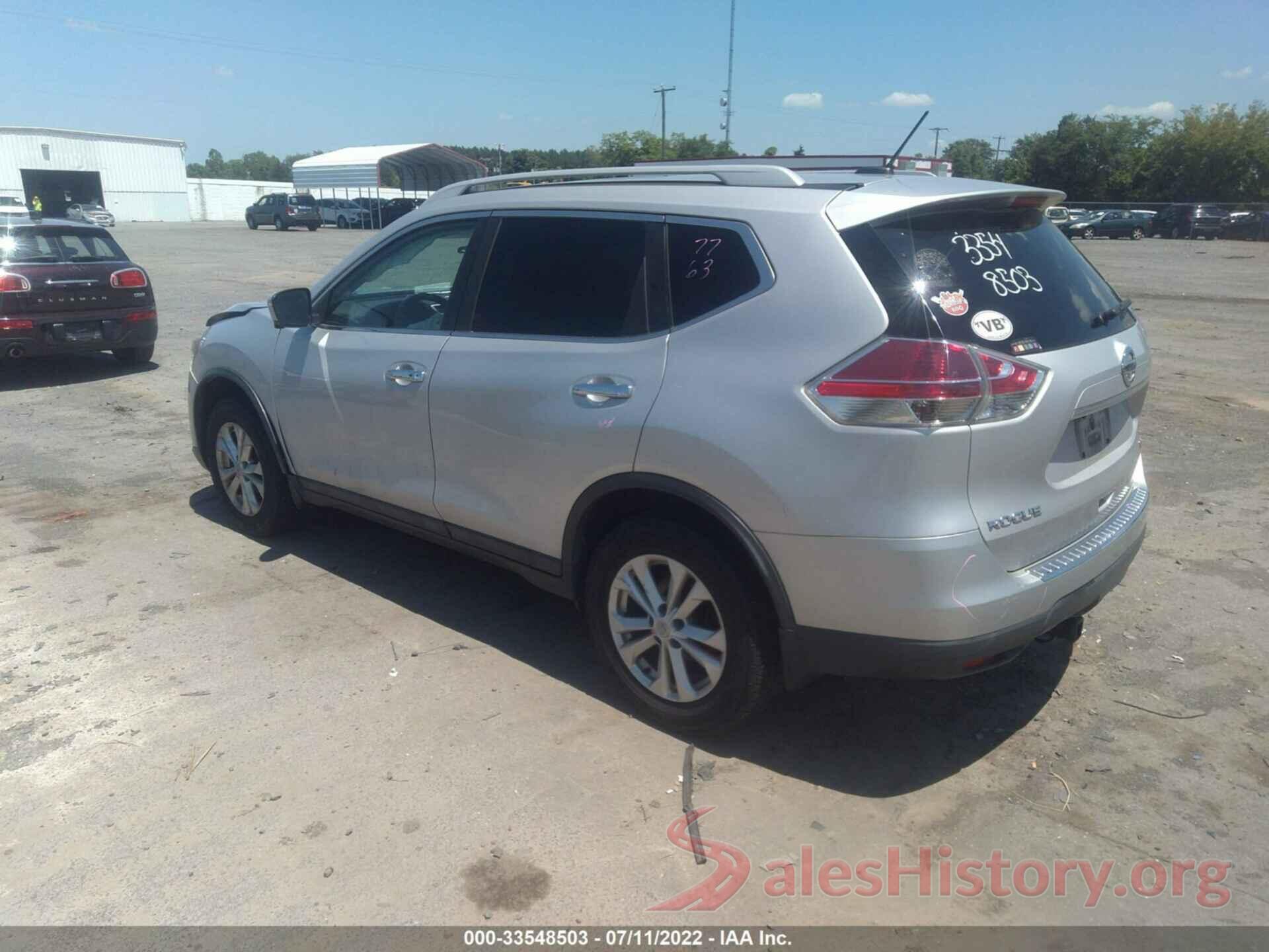 5N1AT2MV6GC836851 2016 NISSAN ROGUE