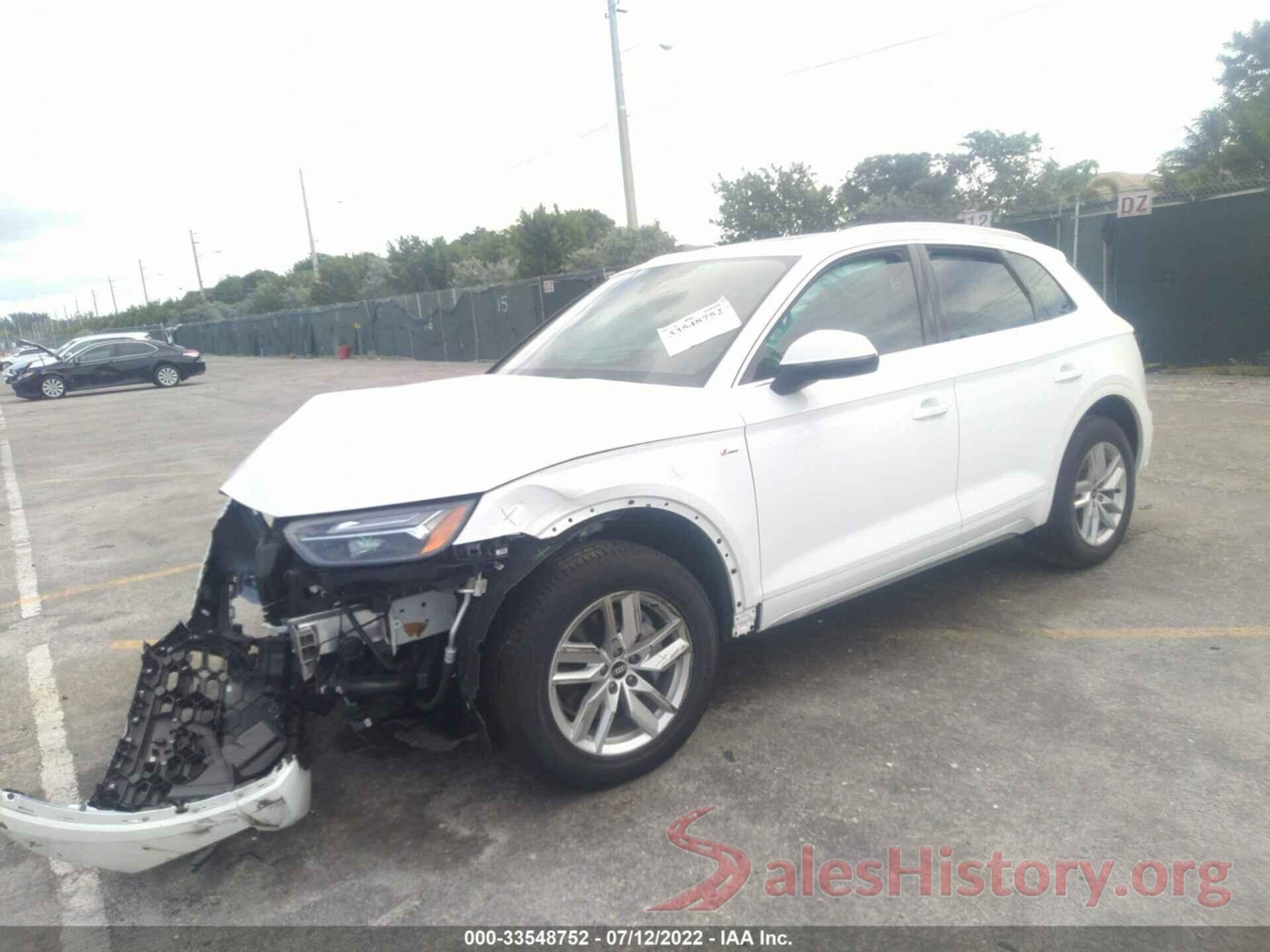 WA1GAAFY7N2017186 2022 AUDI Q5