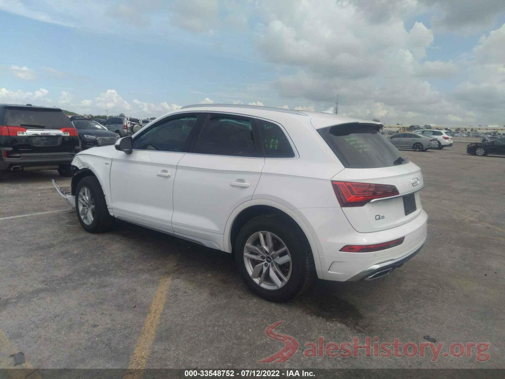 WA1GAAFY7N2017186 2022 AUDI Q5