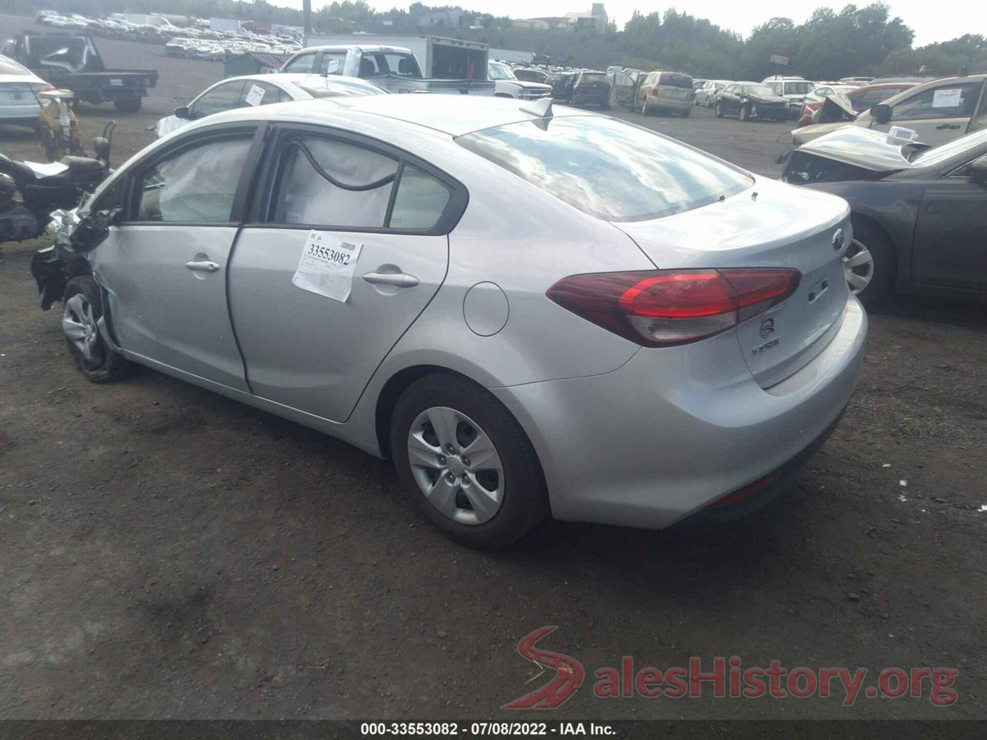 3KPFK4A74JE193270 2018 KIA FORTE