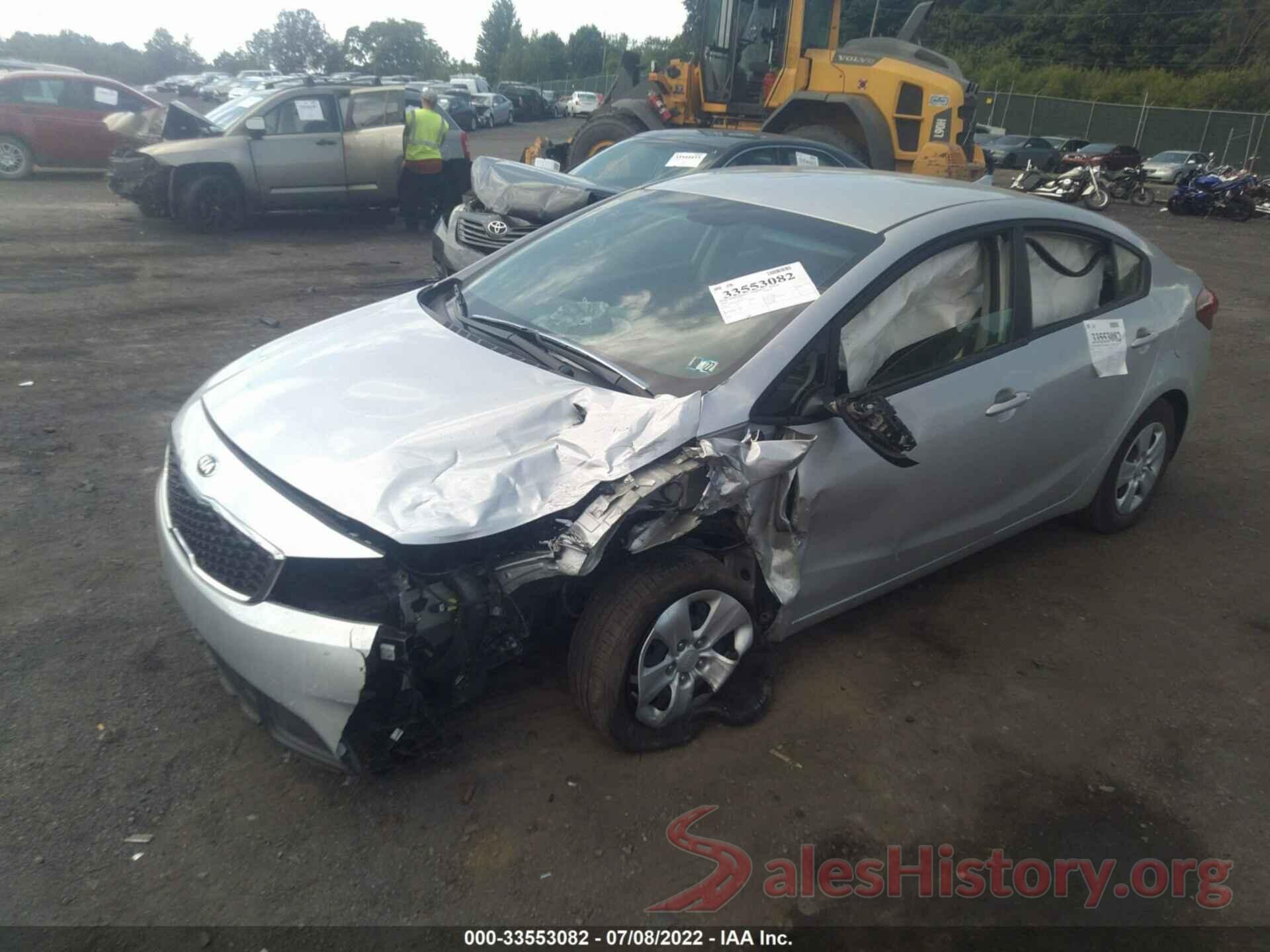 3KPFK4A74JE193270 2018 KIA FORTE