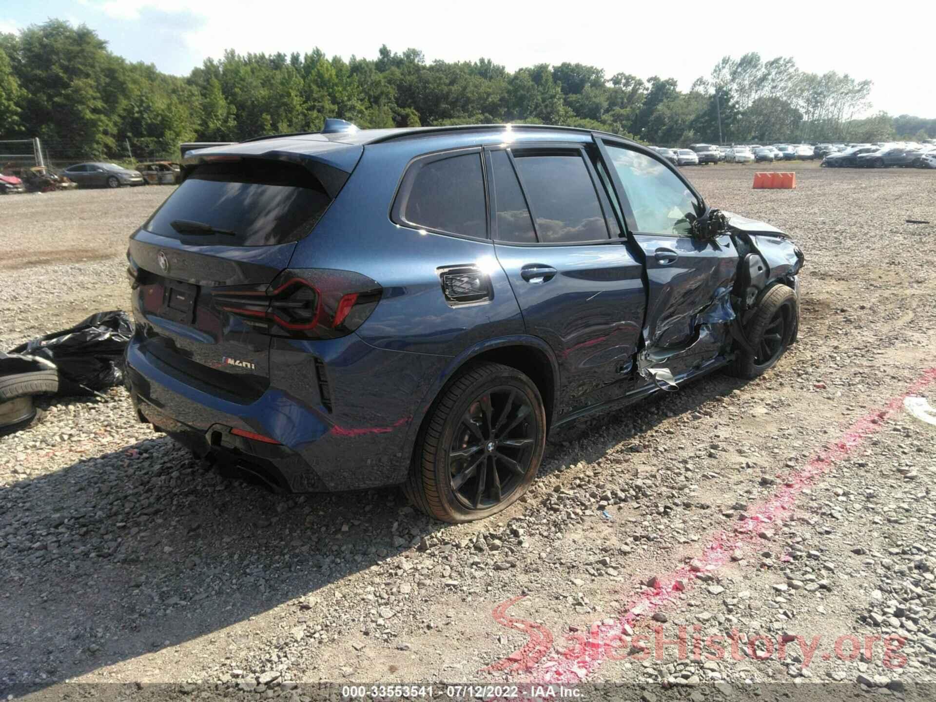 5UX83DP09N9K05809 2022 BMW X3