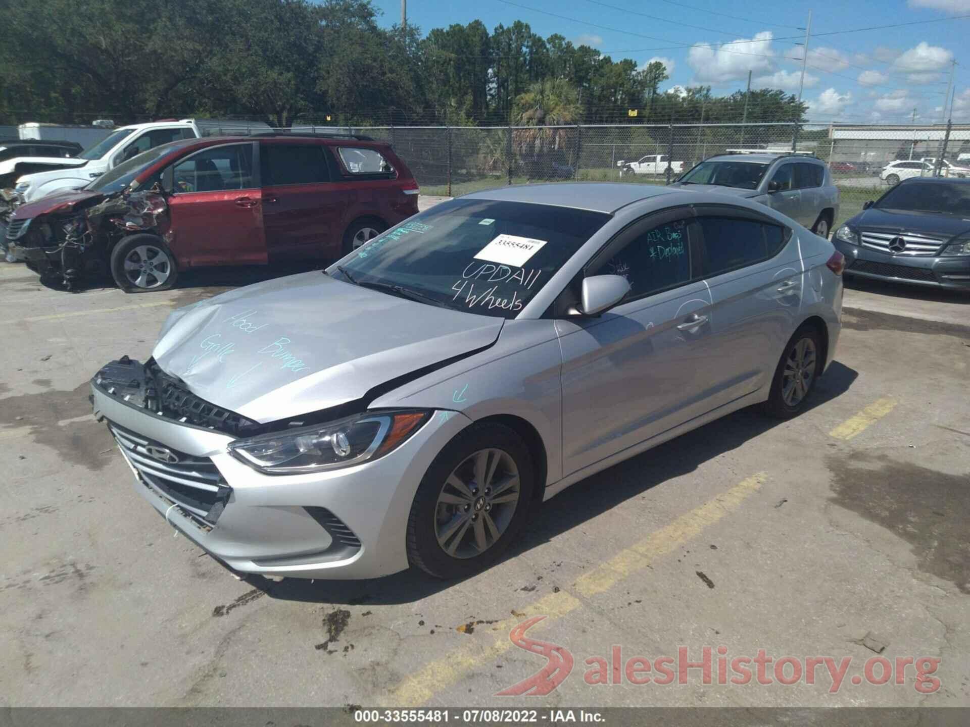 5NPD84LFXHH158488 2017 HYUNDAI ELANTRA