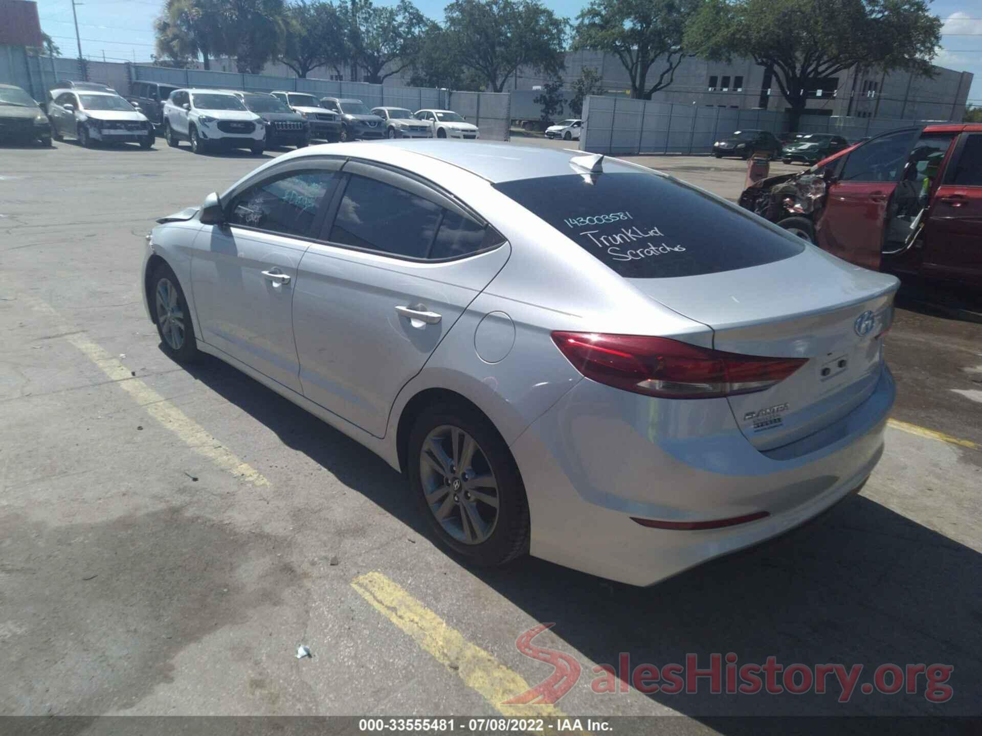 5NPD84LFXHH158488 2017 HYUNDAI ELANTRA