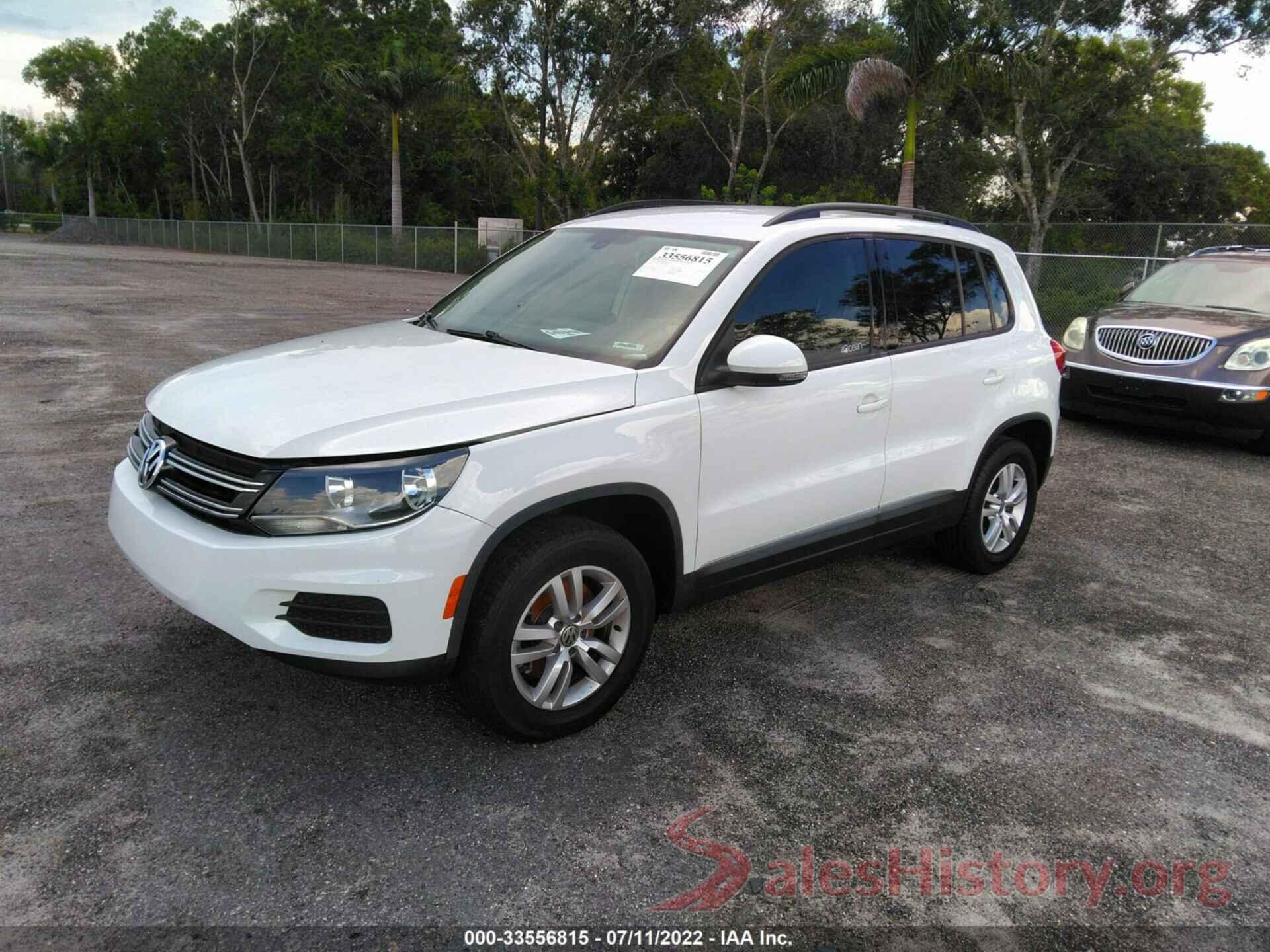 WVGAV7AX8GW004374 2016 VOLKSWAGEN TIGUAN