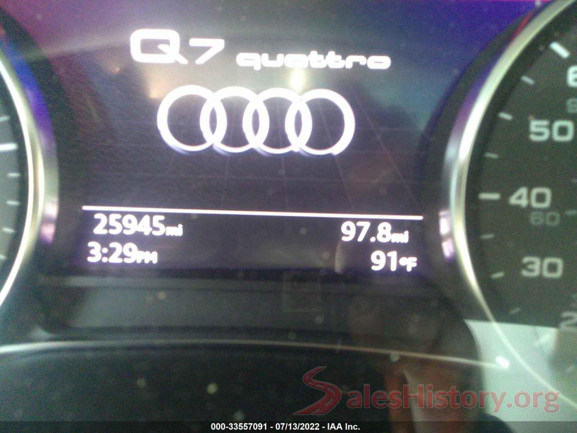 WA1AAAF70KD001733 2019 AUDI Q7