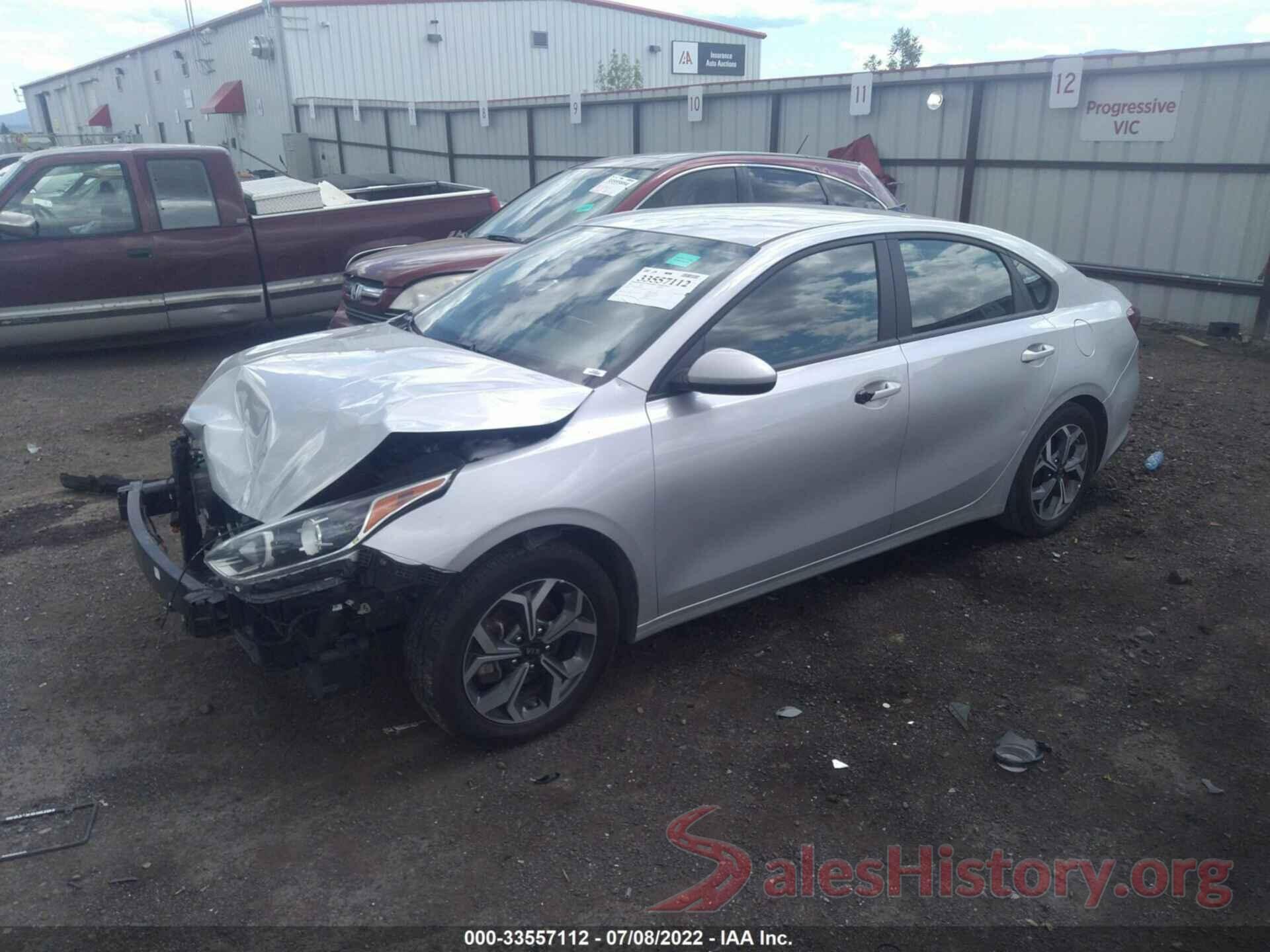 3KPF24AD4LE251113 2020 KIA FORTE