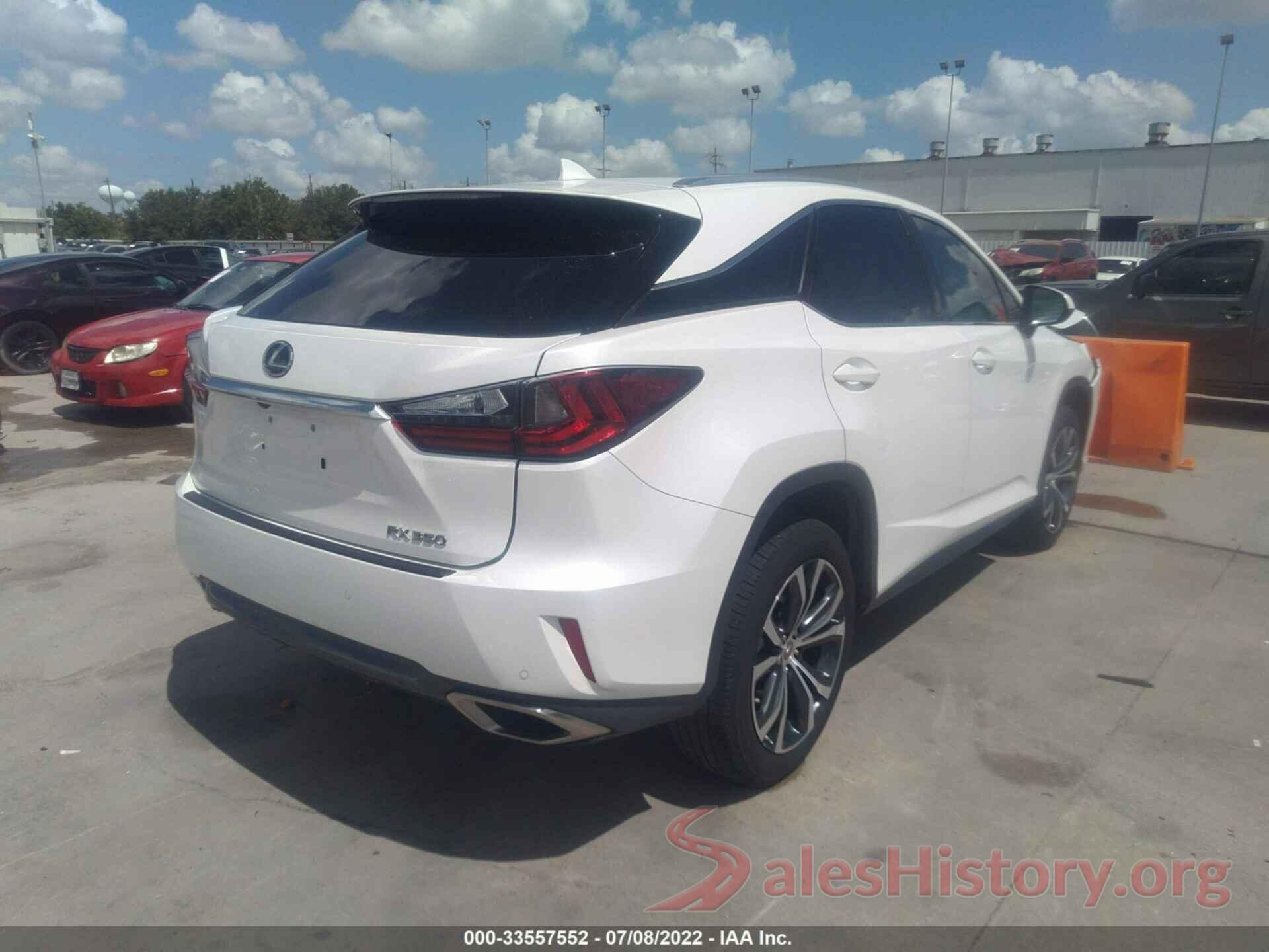 2T2ZZMCA0HC061161 2017 LEXUS RX