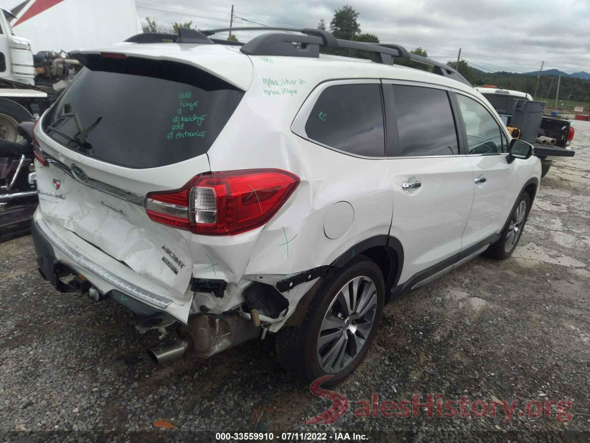 4S4WMARDXL3457634 2020 SUBARU ASCENT