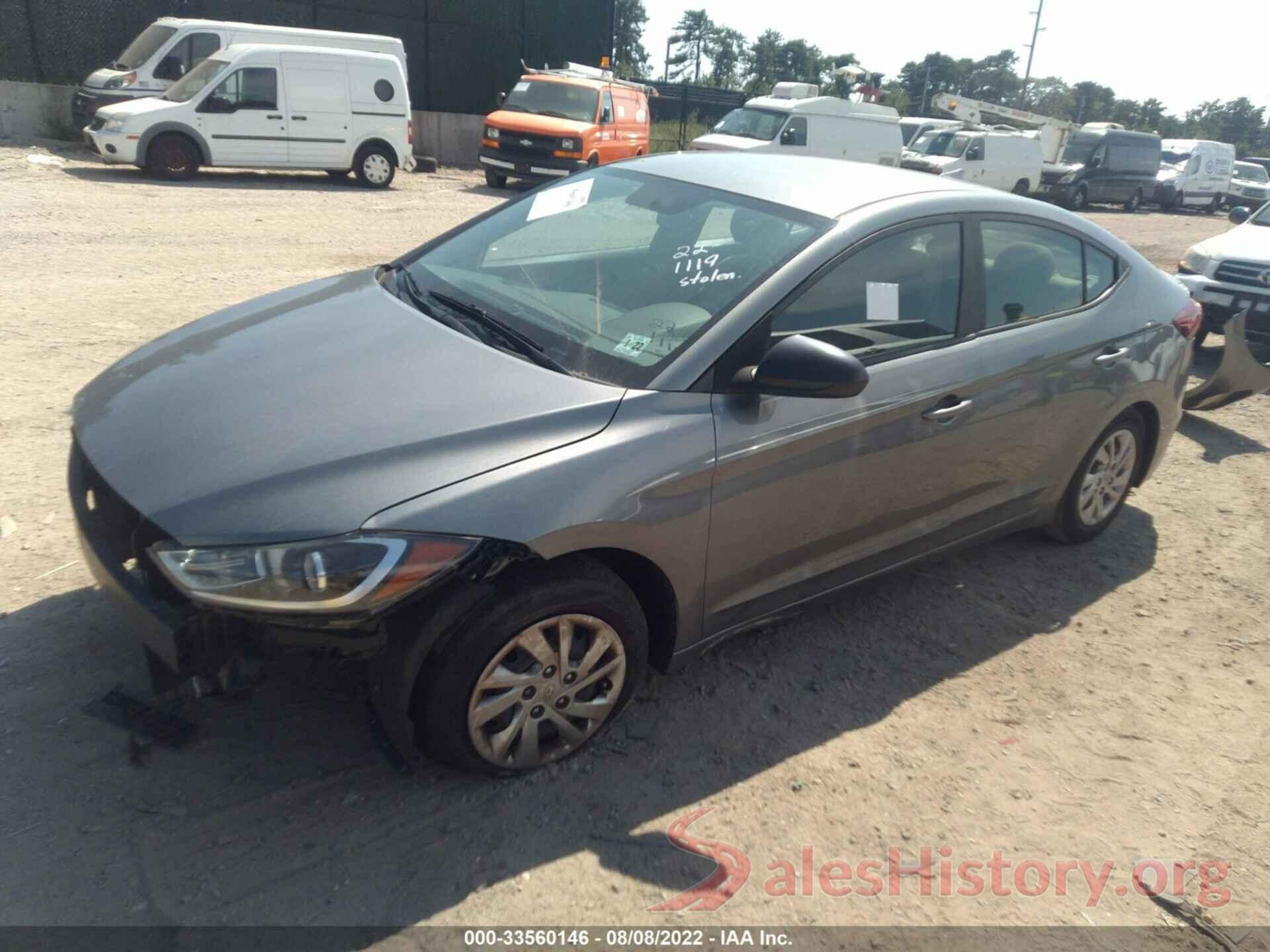 KMHD74LF3HU364580 2017 HYUNDAI ELANTRA