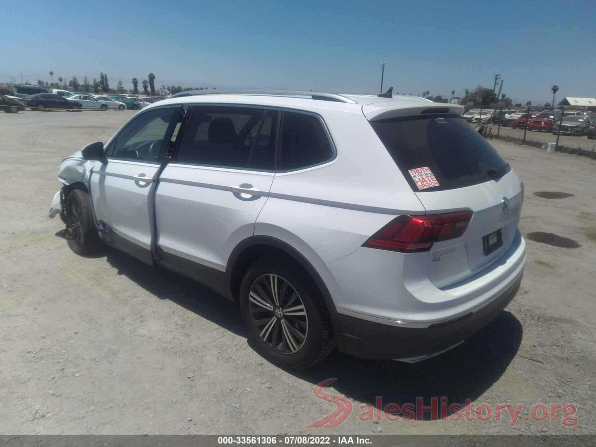 3VV3B7AX4KM123488 2019 VOLKSWAGEN TIGUAN