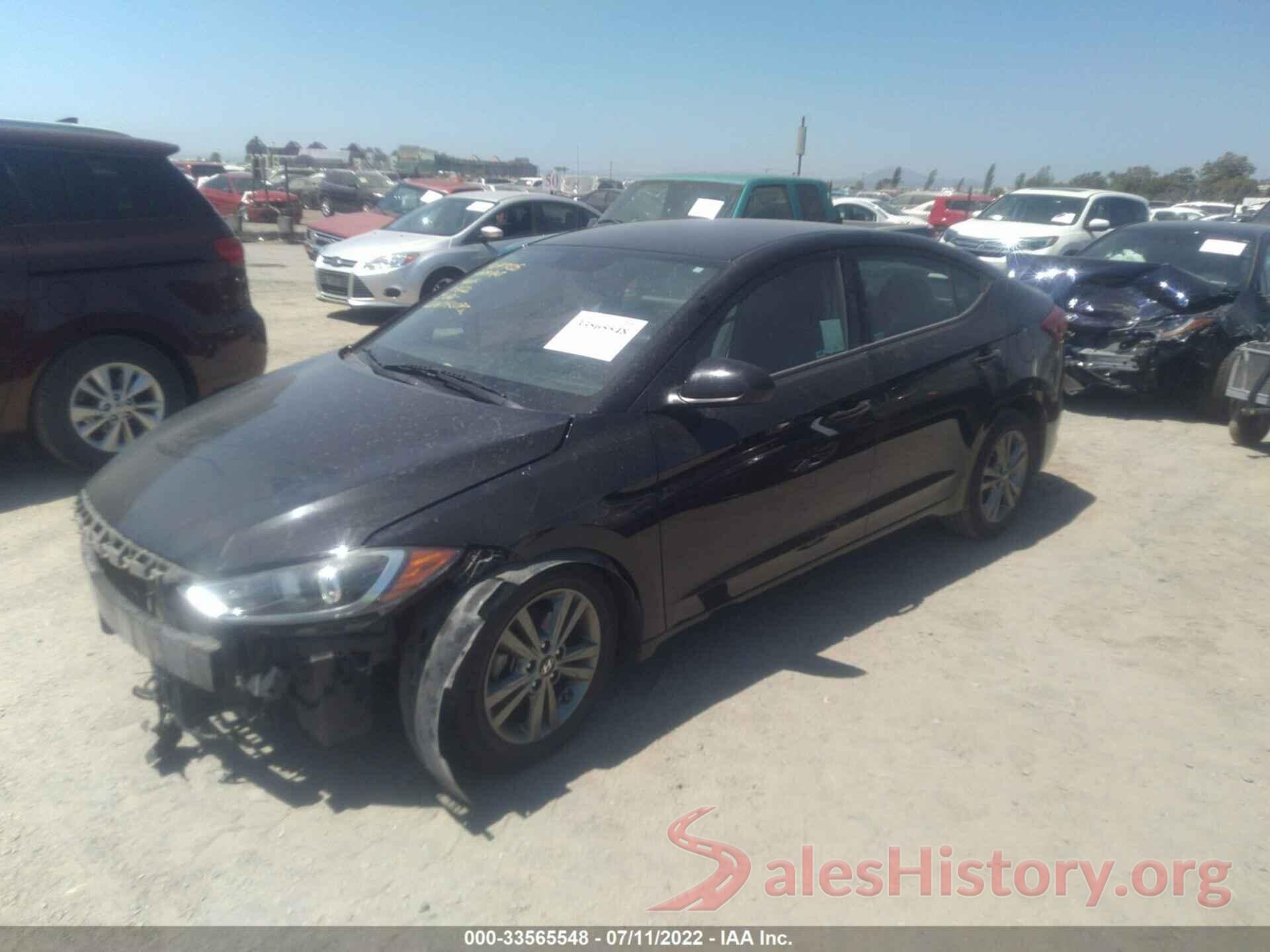 5NPD84LF1JH214226 2018 HYUNDAI ELANTRA