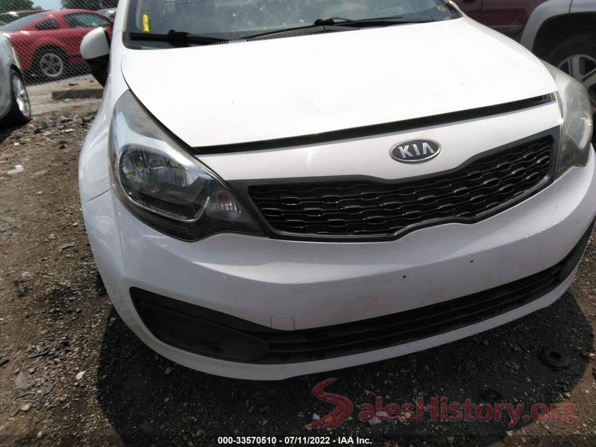 KNADM4A33C6073688 2012 KIA RIO