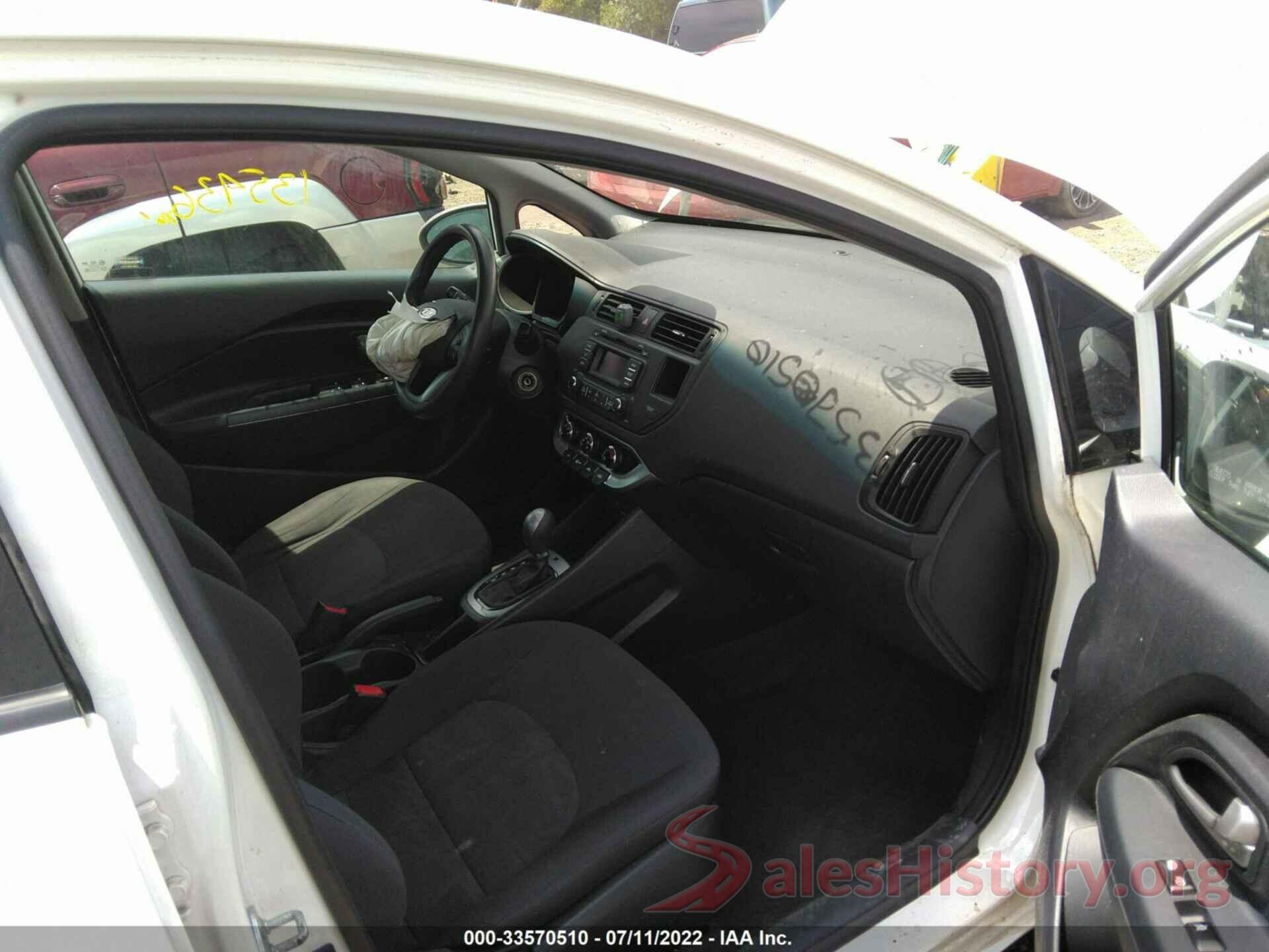 KNADM4A33C6073688 2012 KIA RIO