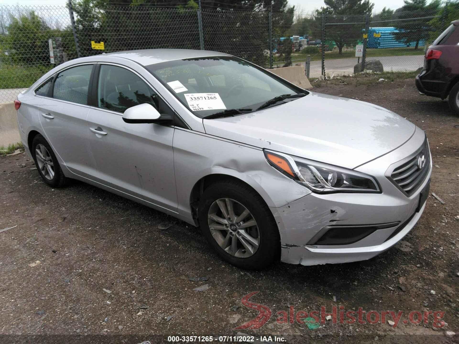 5NPE24AFXHH516276 2017 HYUNDAI SONATA