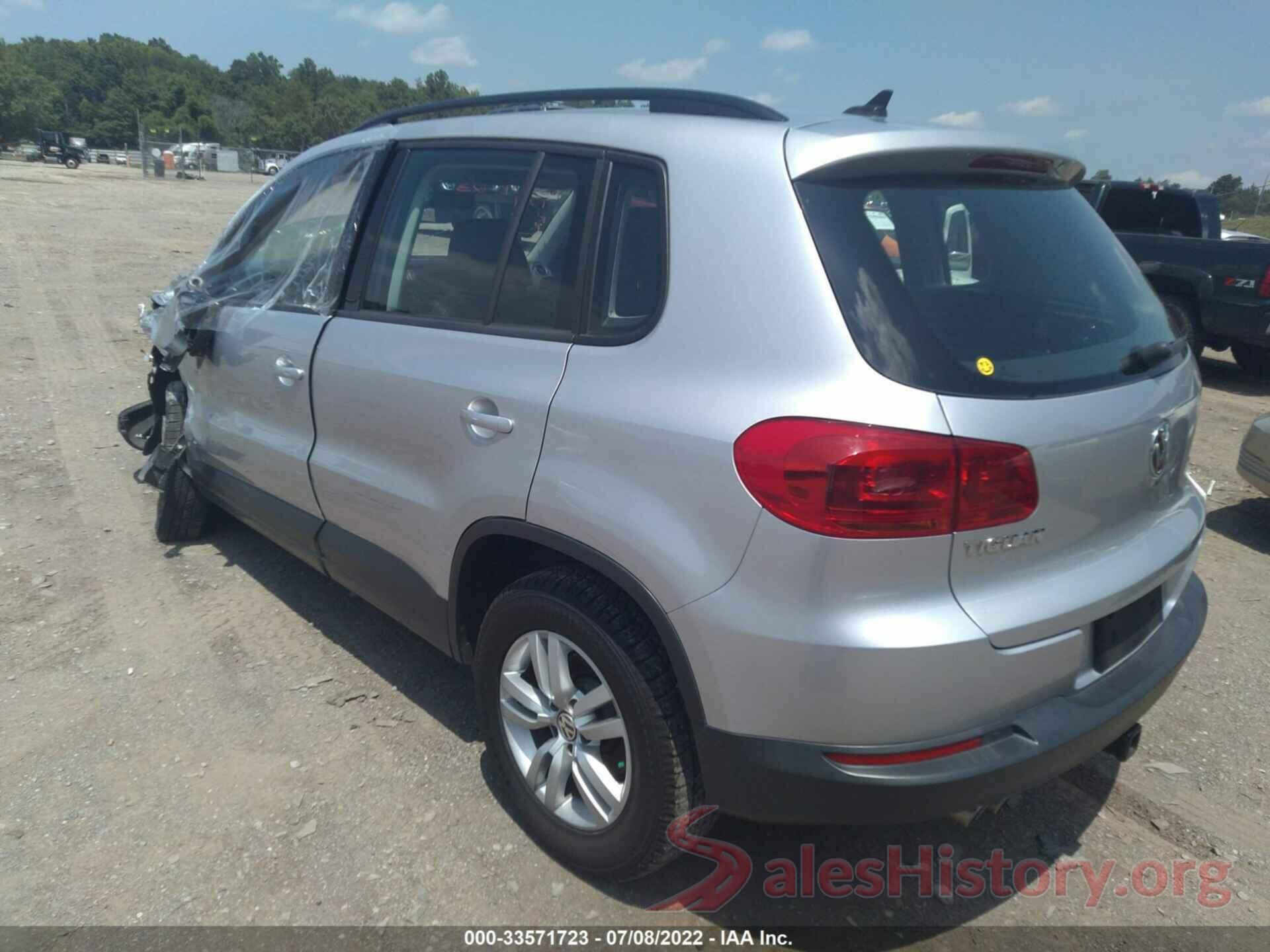 WVGBV7AX3HW501757 2017 VOLKSWAGEN TIGUAN