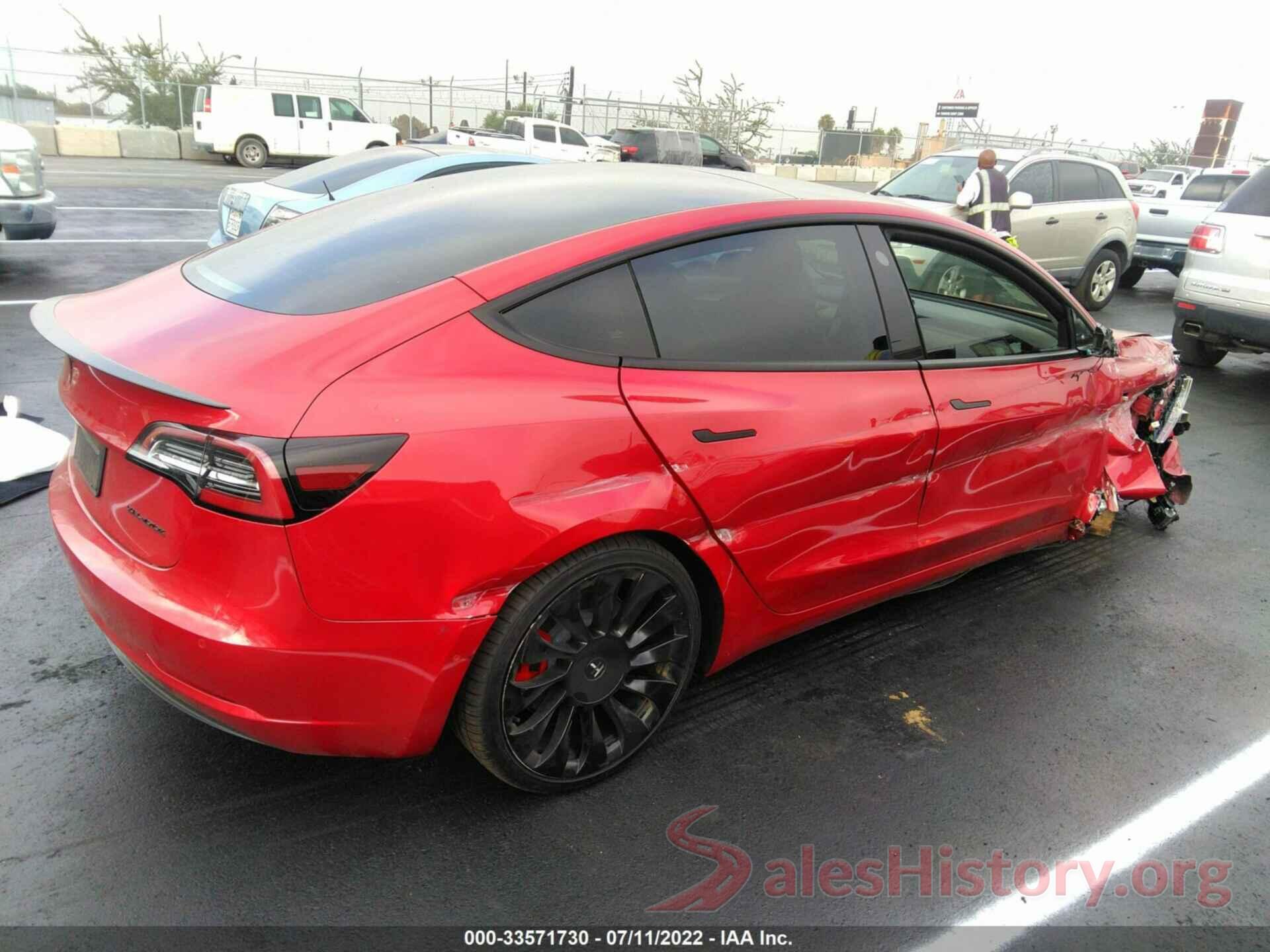 5YJ3E1EB8MF002844 2021 TESLA MODEL 3