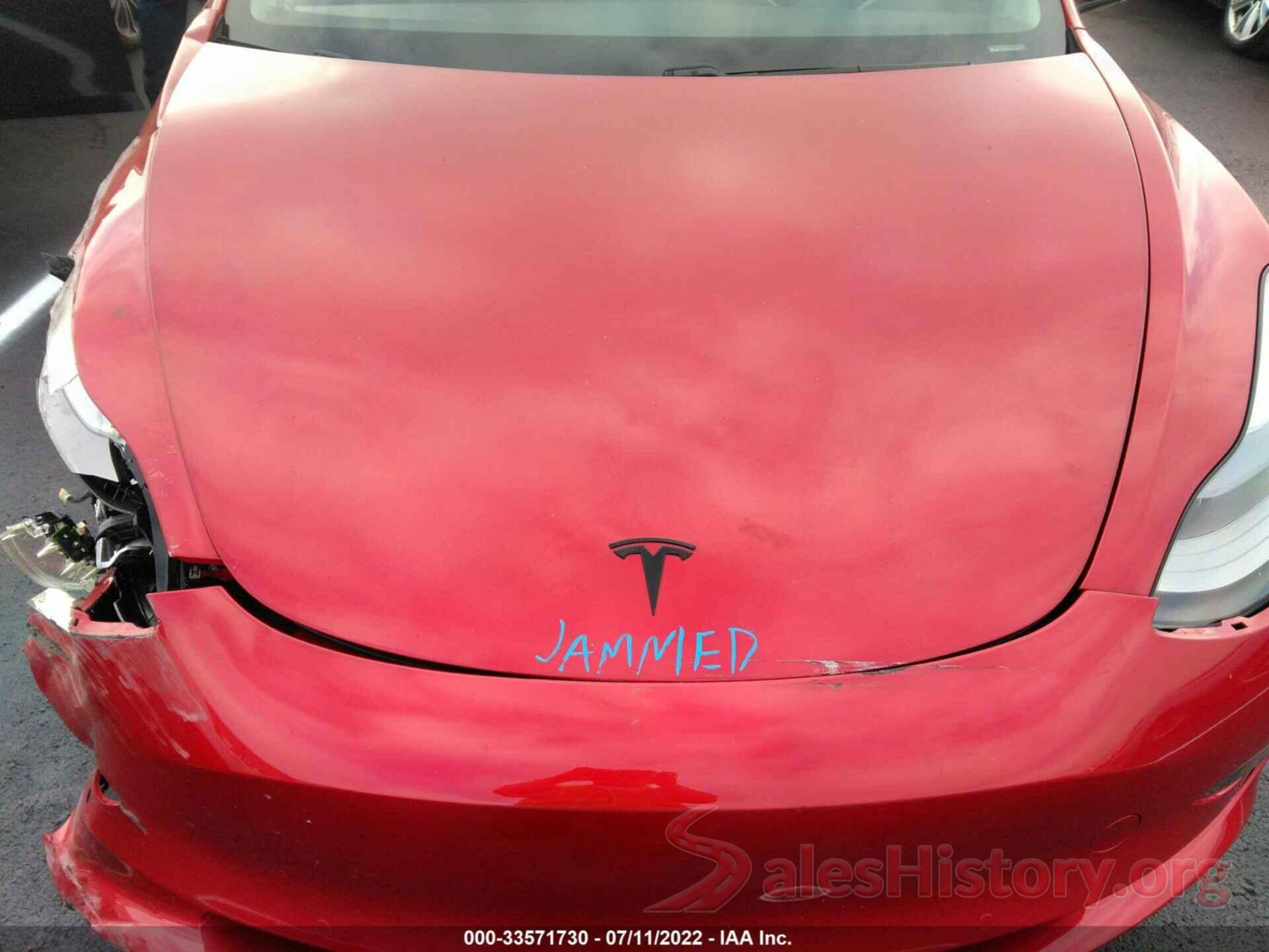 5YJ3E1EB8MF002844 2021 TESLA MODEL 3