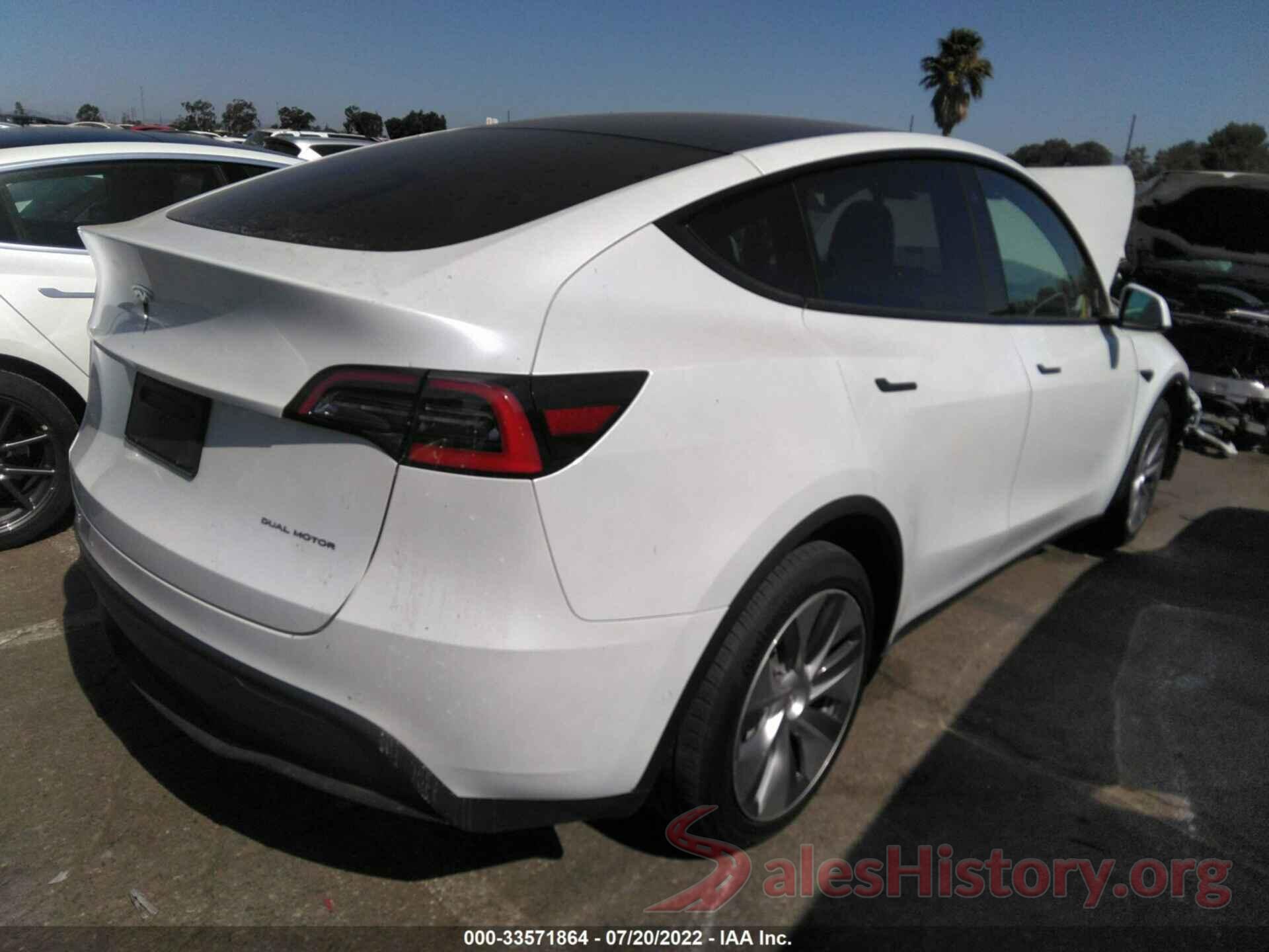 5YJYGDEE9MF094381 2021 TESLA MODEL Y