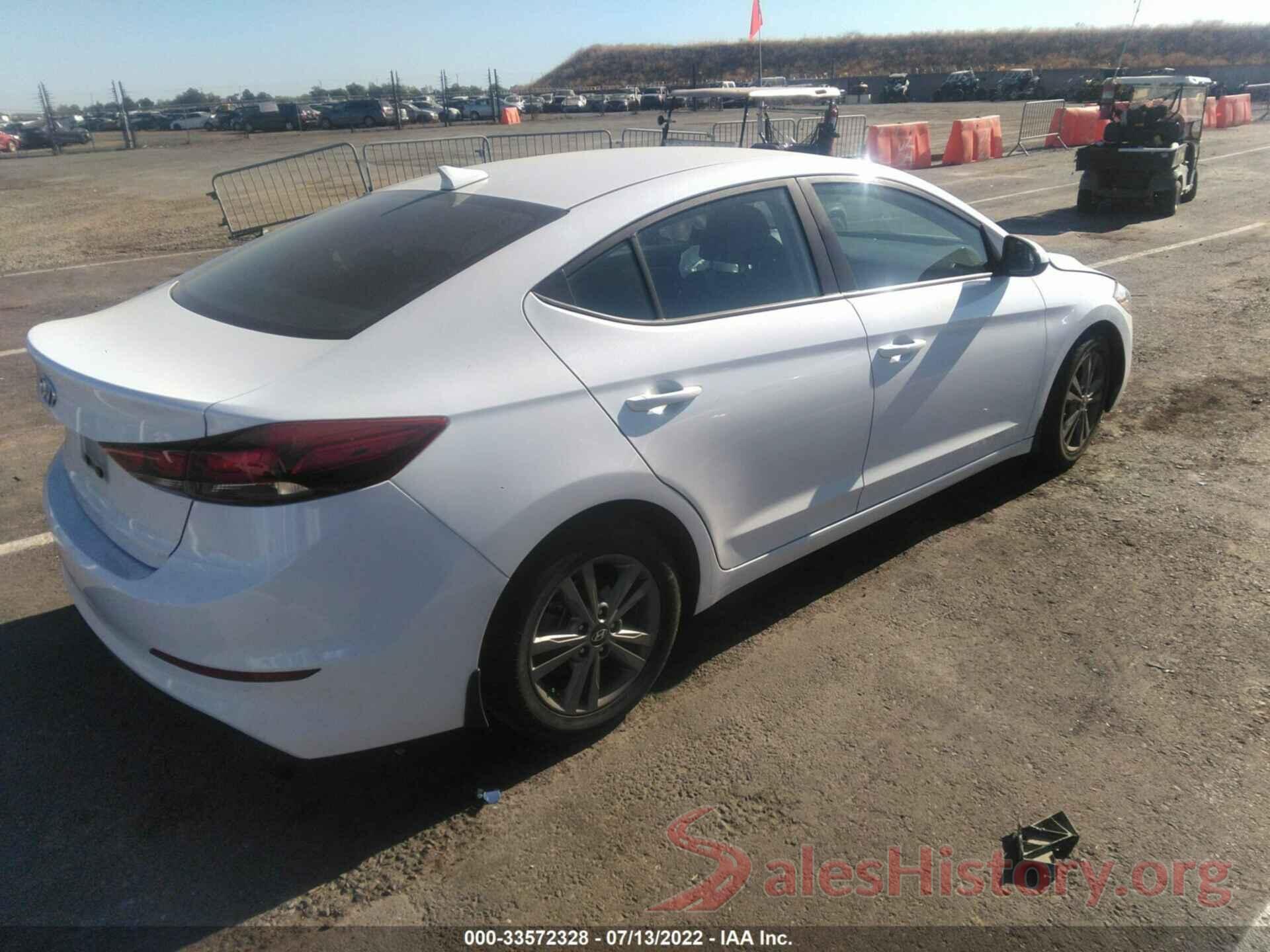 5NPD84LF0JH226500 2018 HYUNDAI ELANTRA