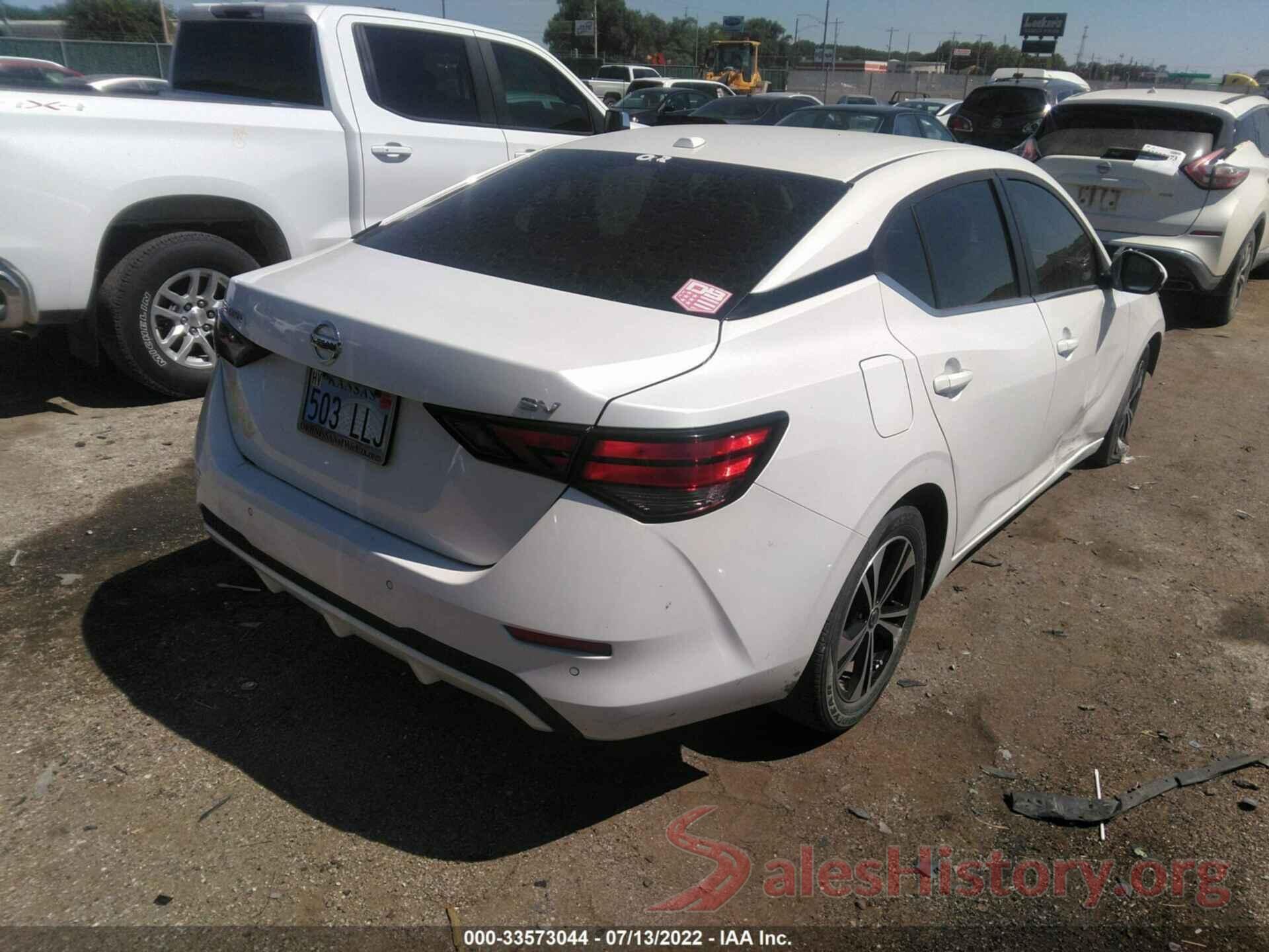 3N1AB8CV0LY250663 2020 NISSAN SENTRA