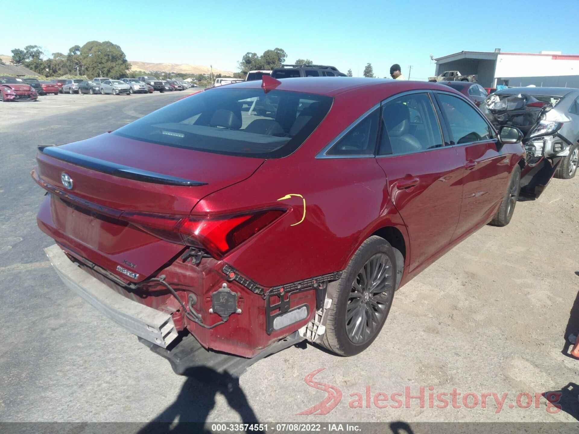 4T1B21FB2KU001725 2019 TOYOTA AVALON