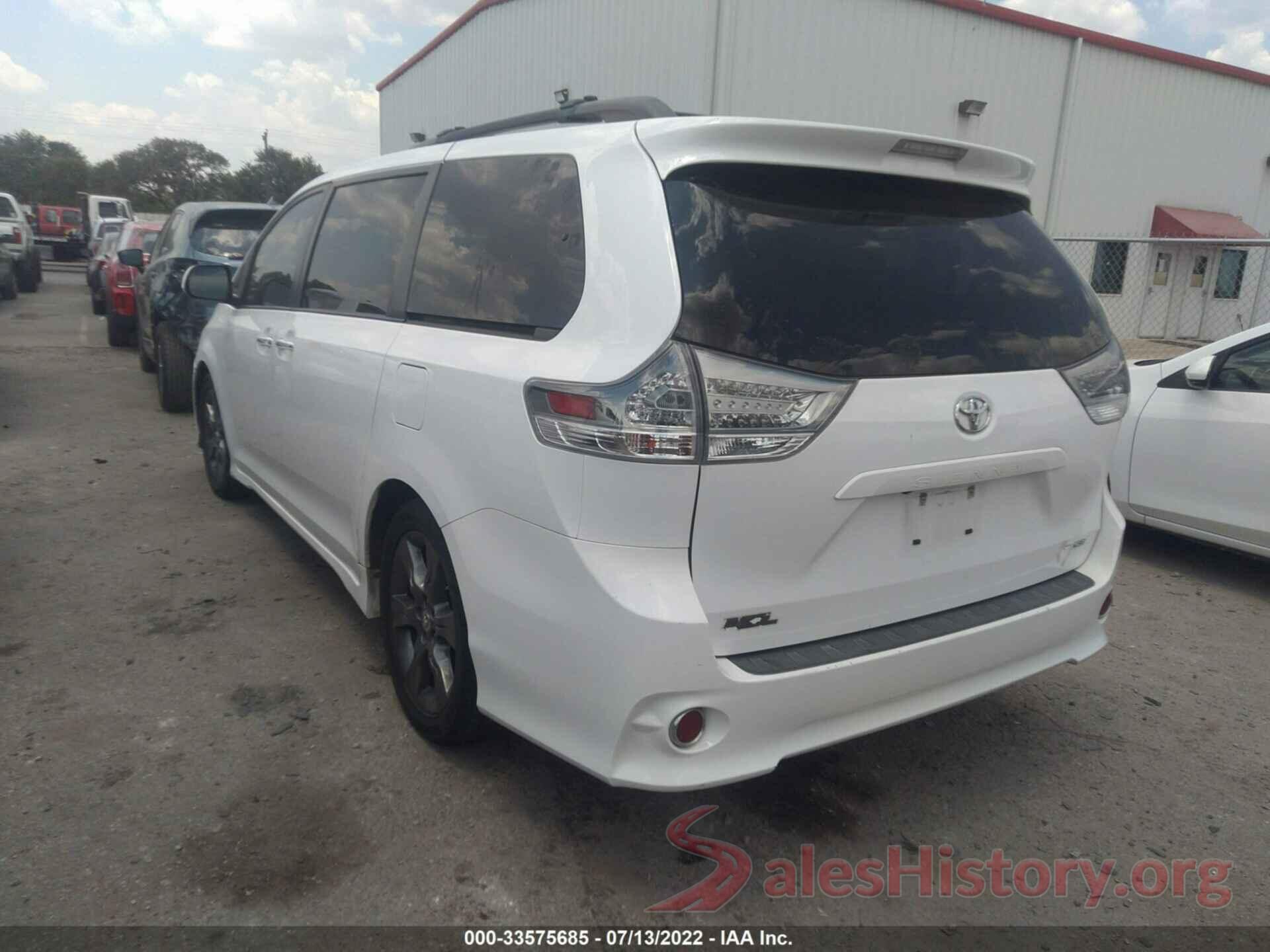 5TDXK3DC4FS593088 2015 TOYOTA SIENNA