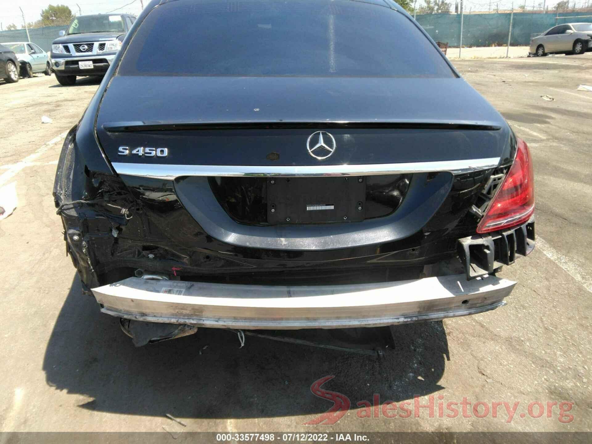 WDDUG6GBXKA495222 2019 MERCEDES-BENZ S-CLASS