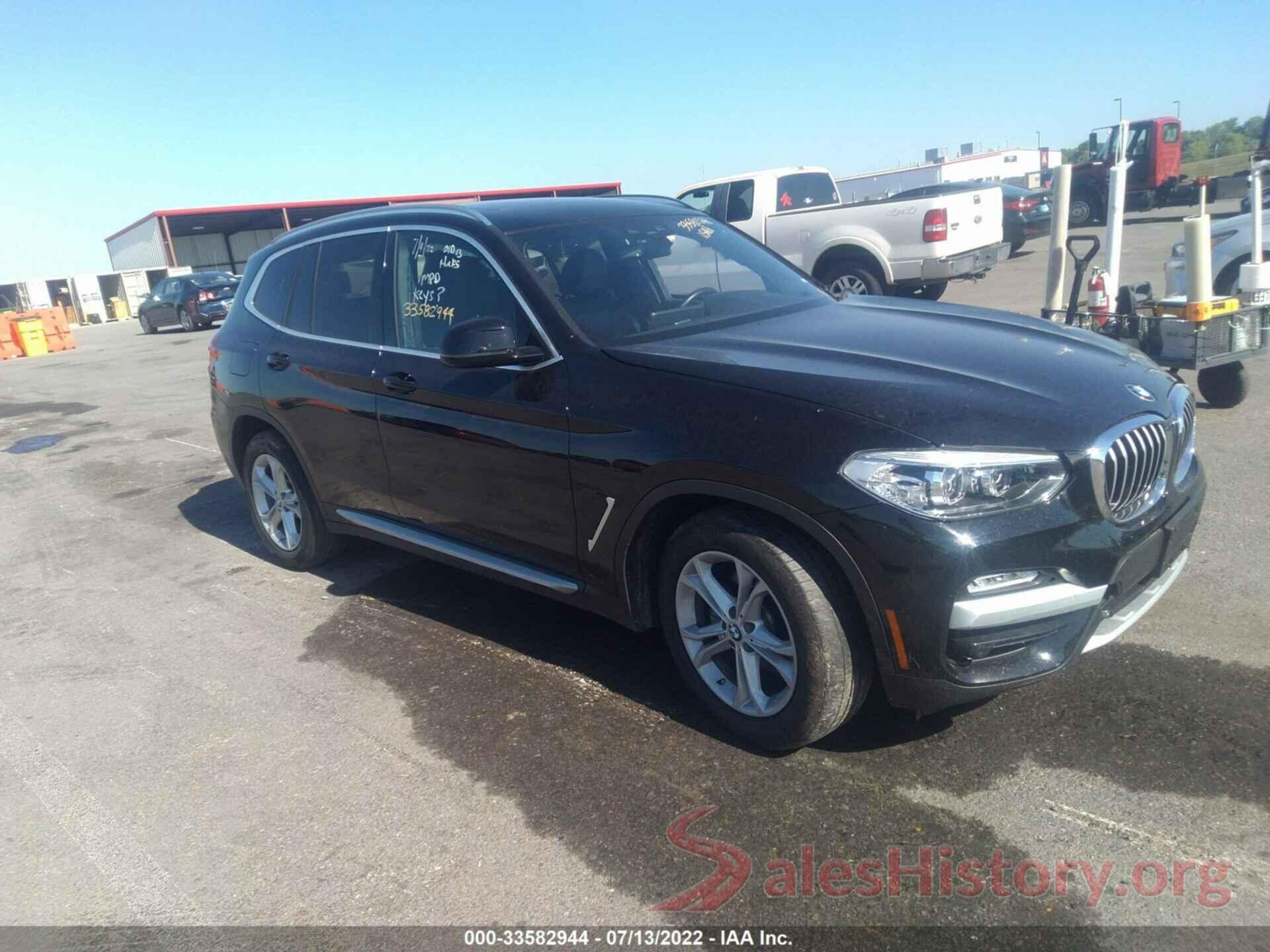 5UXTR7C54KLR43866 2019 BMW X3