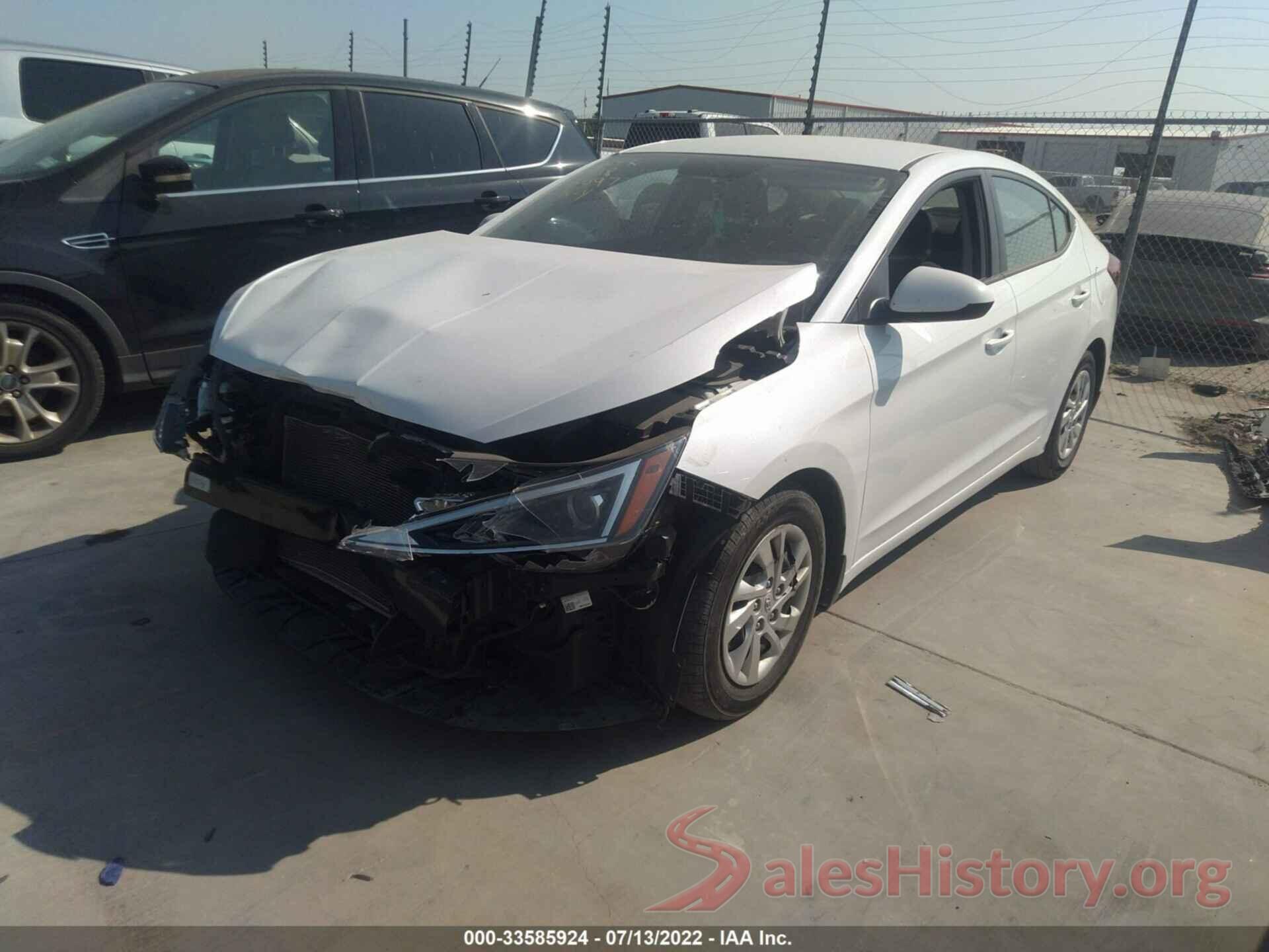 5NPD74LF9KH480761 2019 HYUNDAI ELANTRA