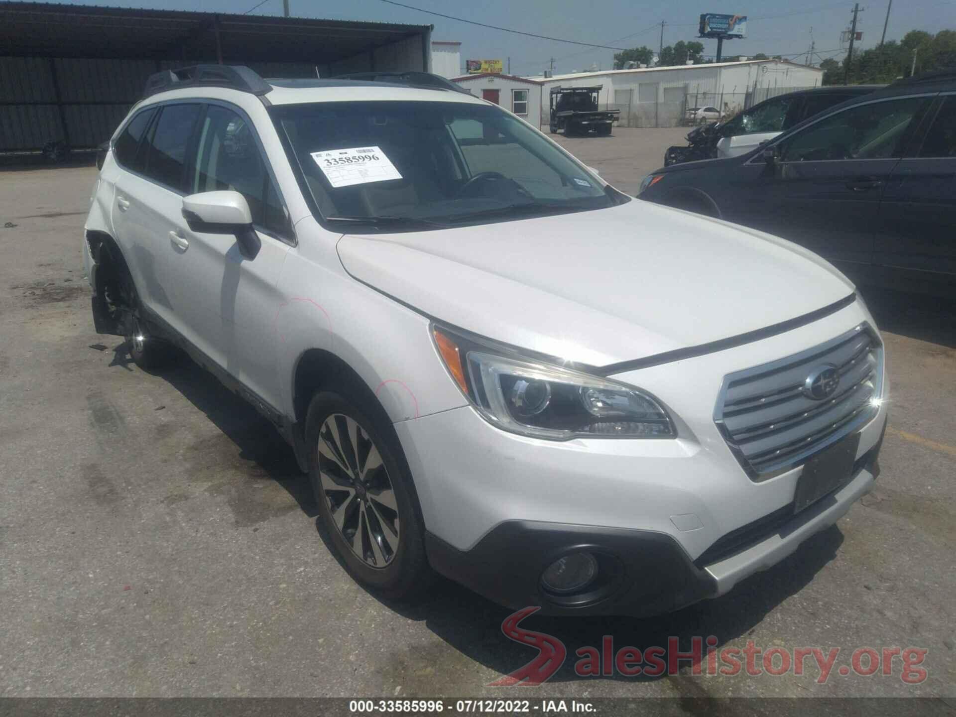 4S4BSBNC1G3304167 2016 SUBARU OUTBACK