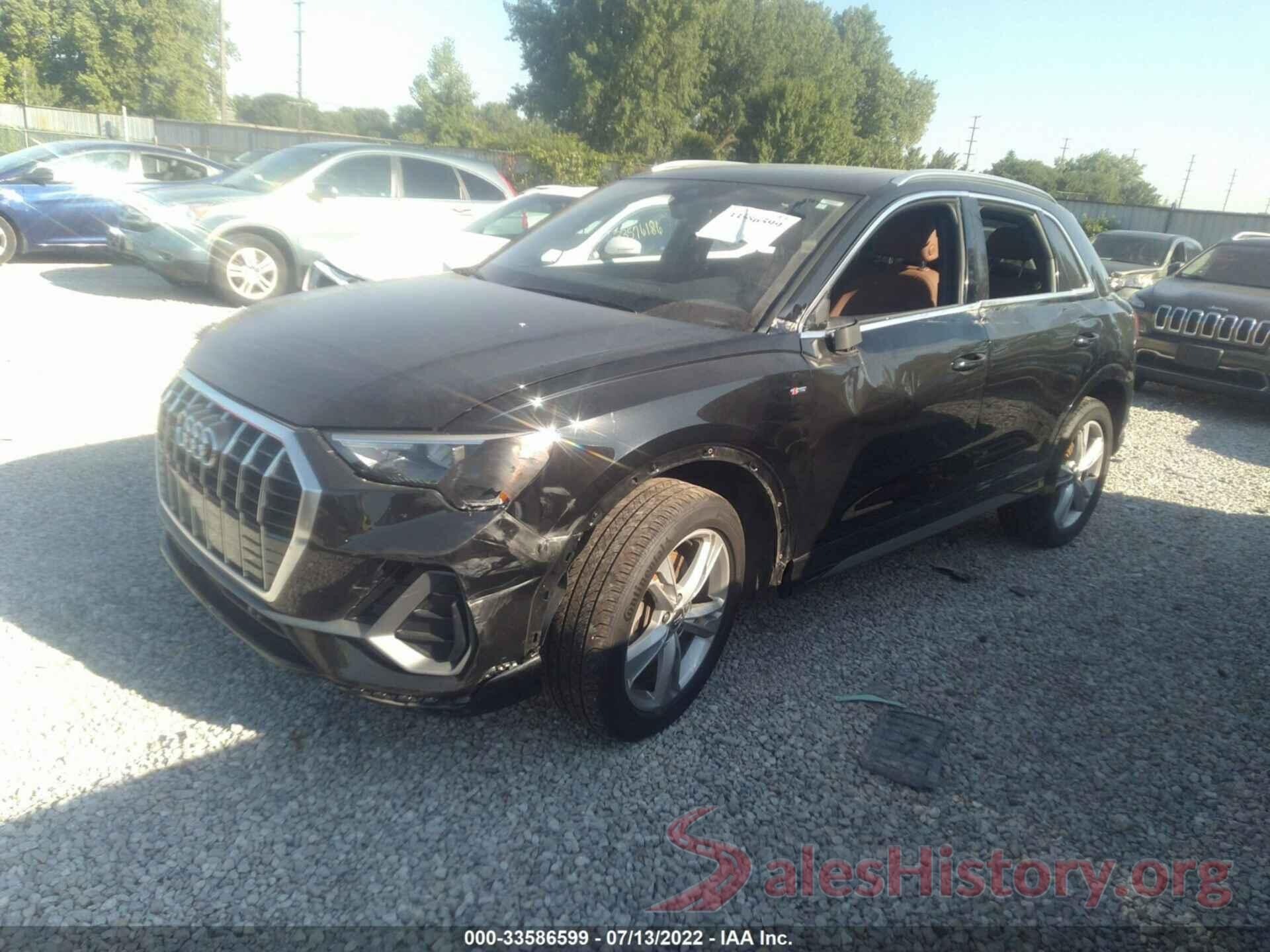 WA1DECF37L1105553 2020 AUDI Q3