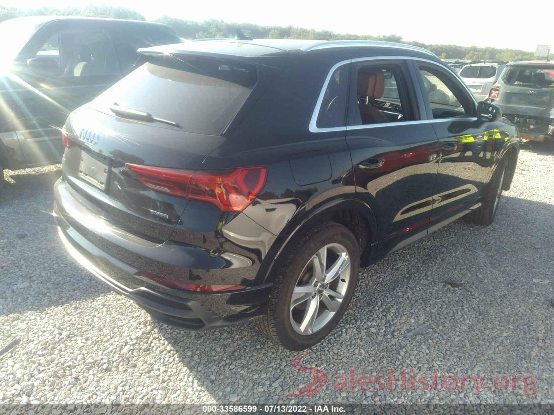 WA1DECF37L1105553 2020 AUDI Q3