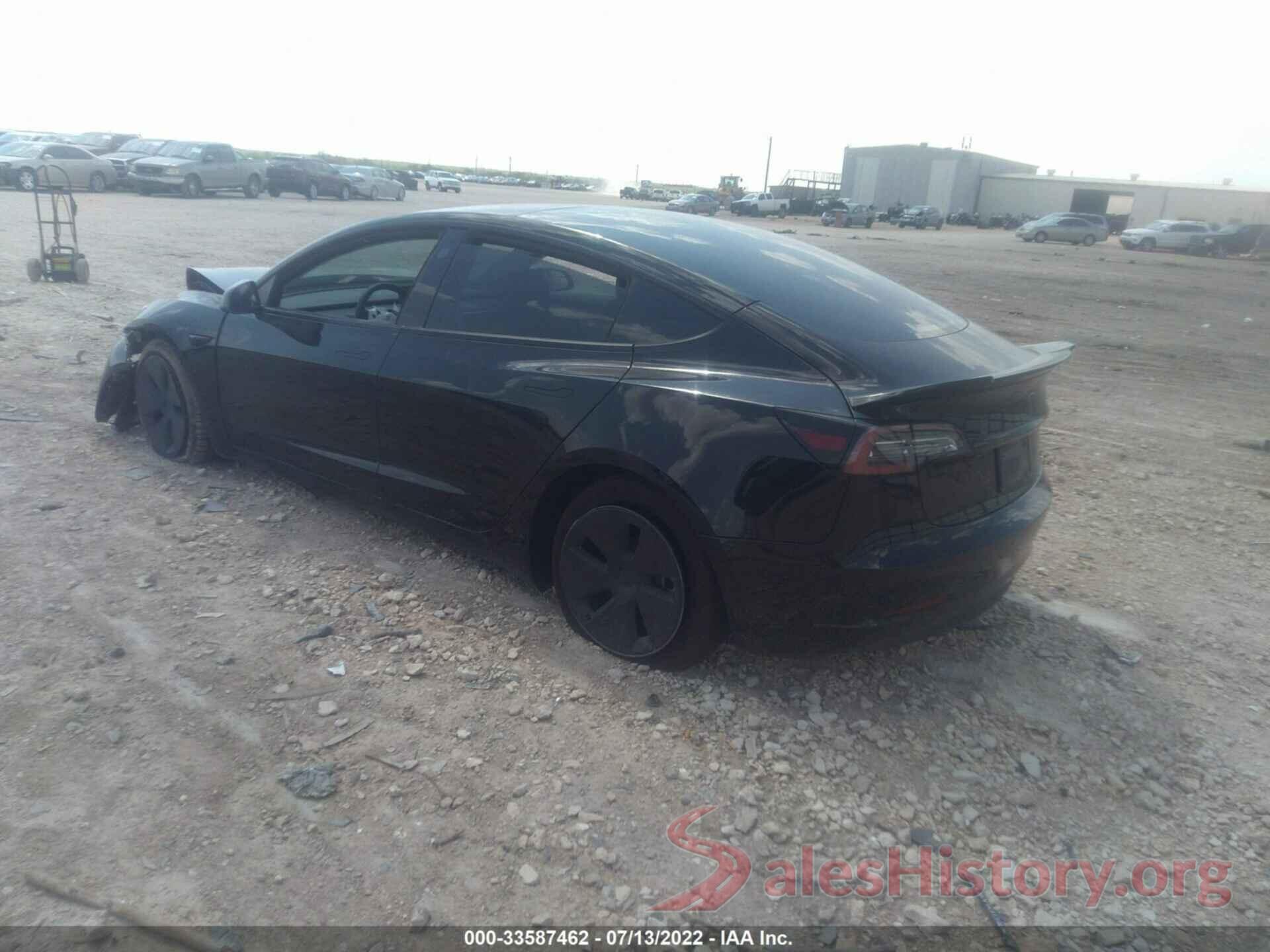 5YJ3E1EB9NF121228 2022 TESLA MODEL 3