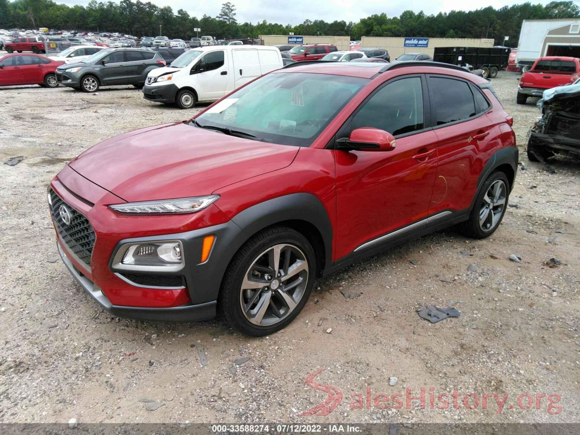 KM8K53A51KU262431 2019 HYUNDAI KONA