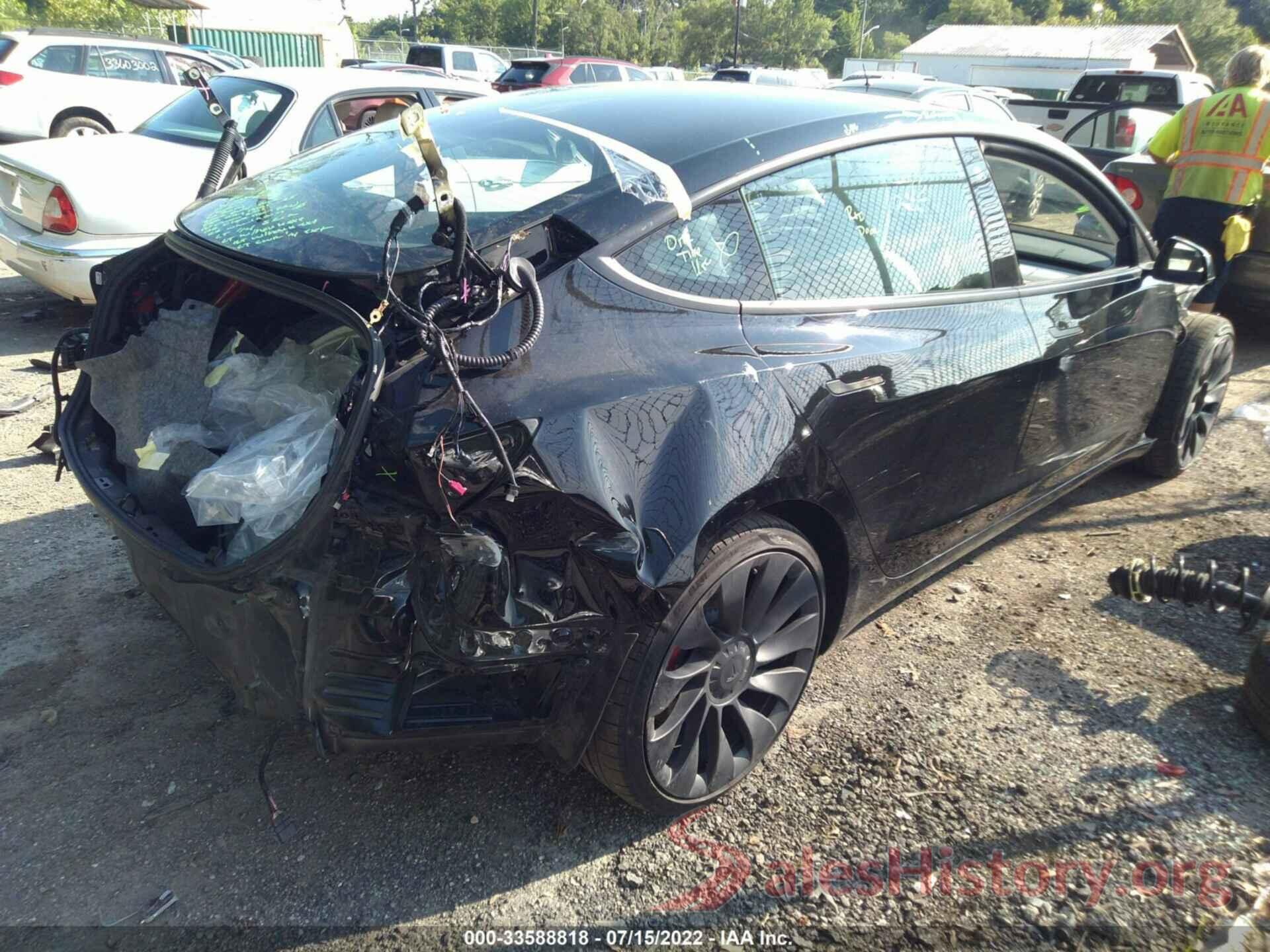 5YJ3E1EC0MF914313 2021 TESLA MODEL 3