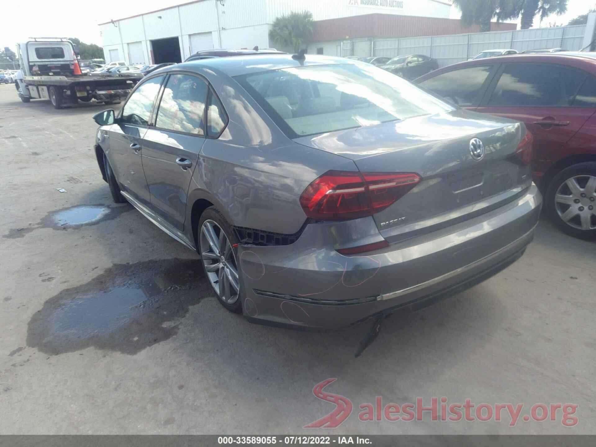 1VWAA7A37JC001629 2018 VOLKSWAGEN PASSAT