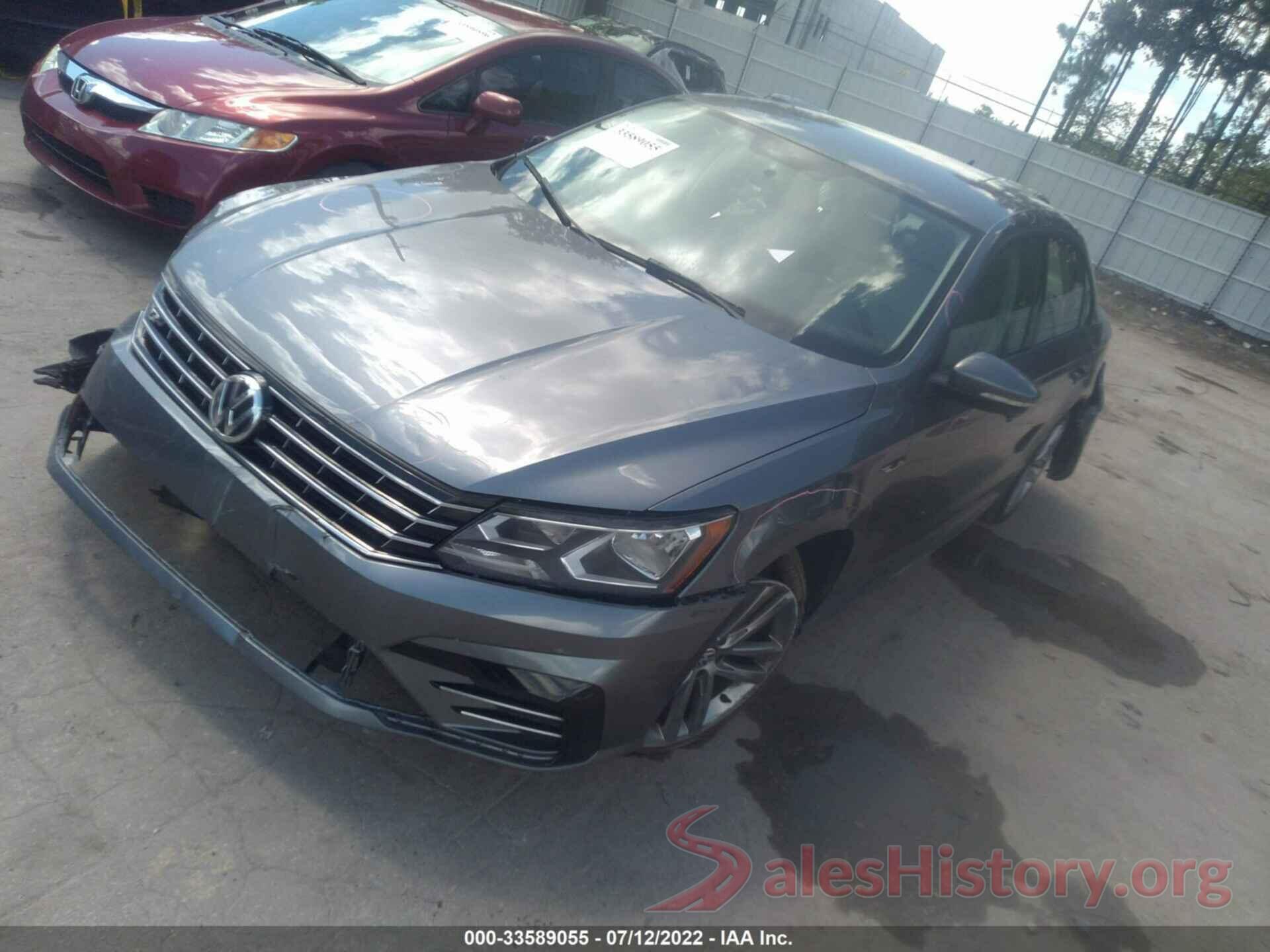 1VWAA7A37JC001629 2018 VOLKSWAGEN PASSAT