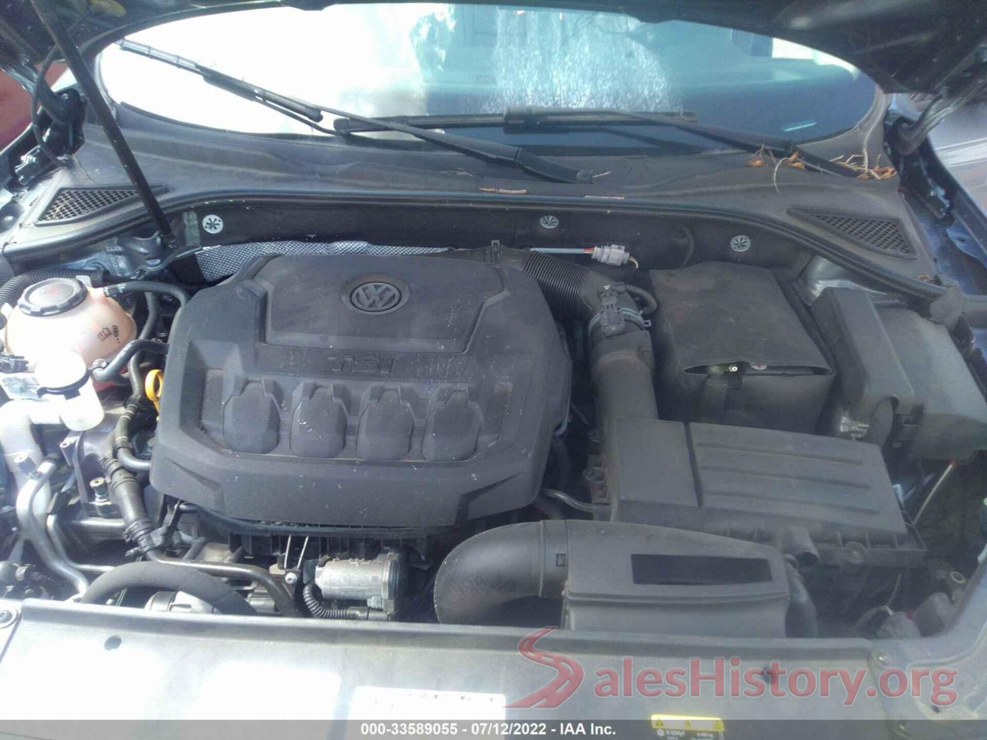 1VWAA7A37JC001629 2018 VOLKSWAGEN PASSAT