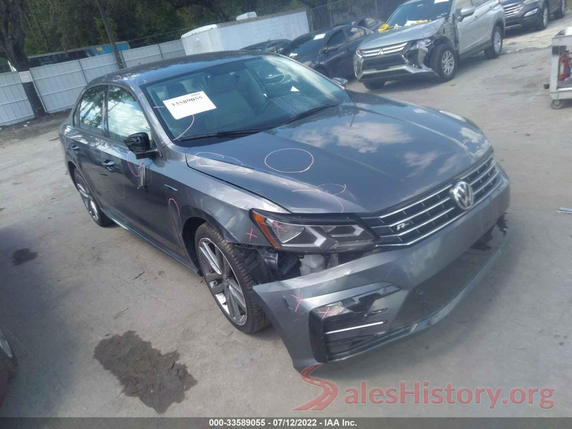 1VWAA7A37JC001629 2018 VOLKSWAGEN PASSAT