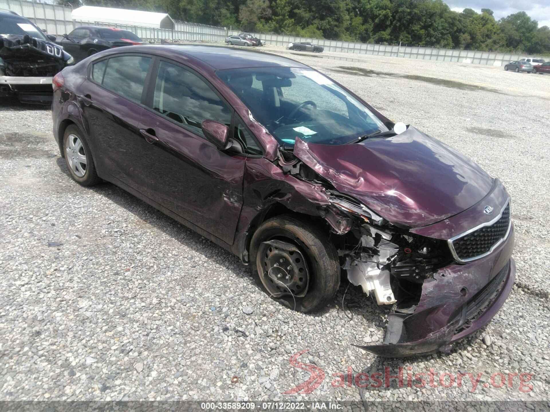 3KPFL4A76JE227786 2018 KIA FORTE