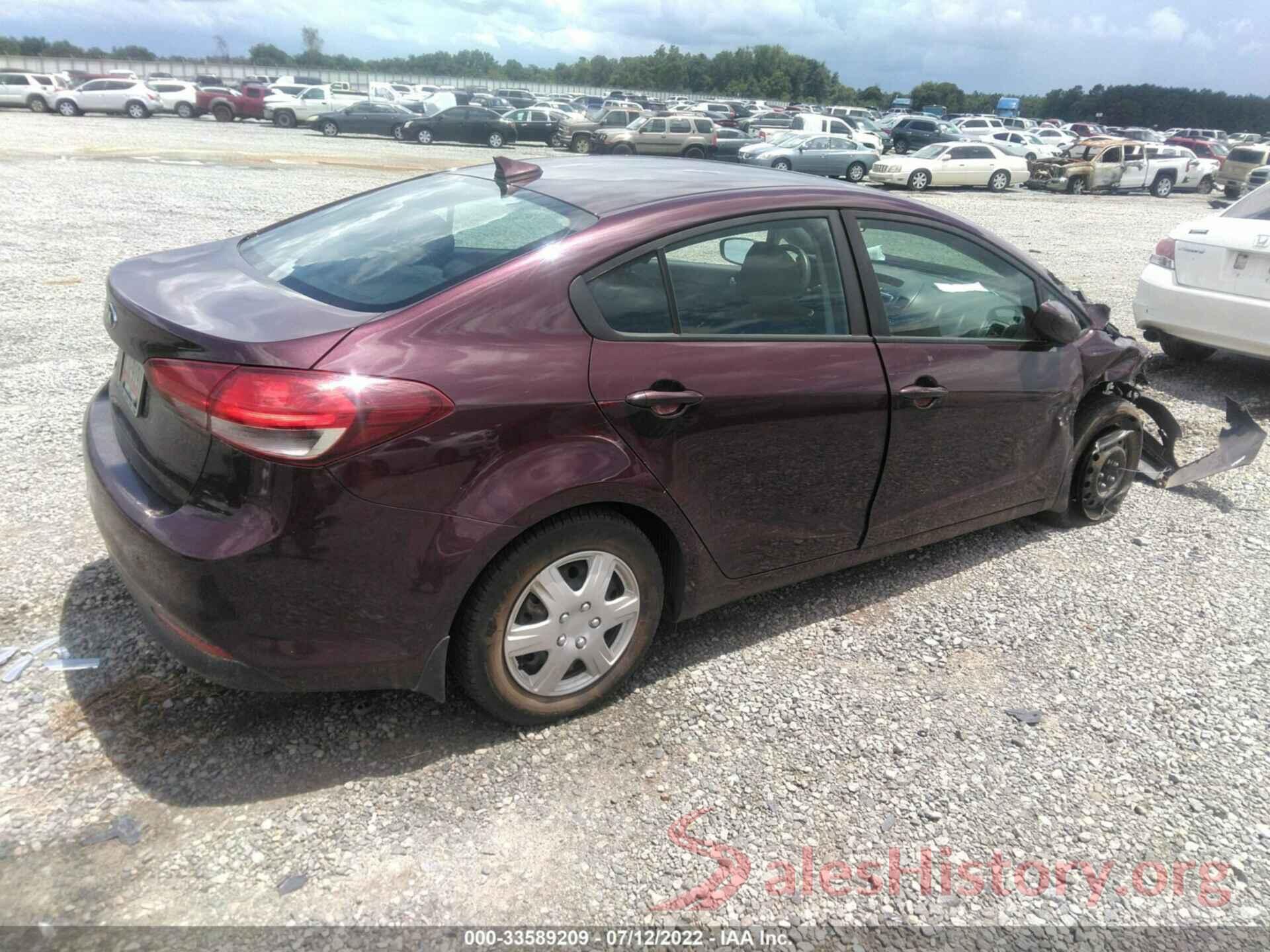 3KPFL4A76JE227786 2018 KIA FORTE