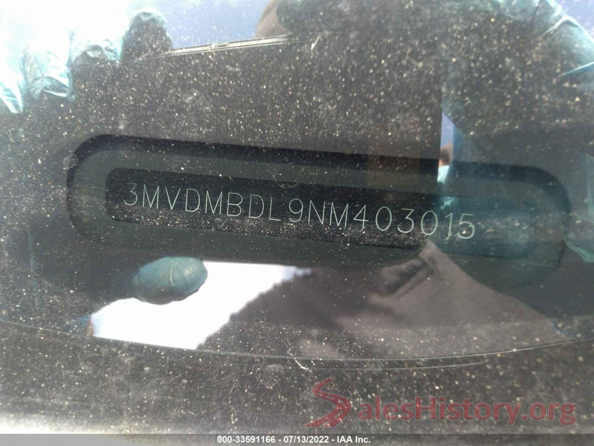 3MVDMBDL9NM403015 2022 MAZDA CX-30